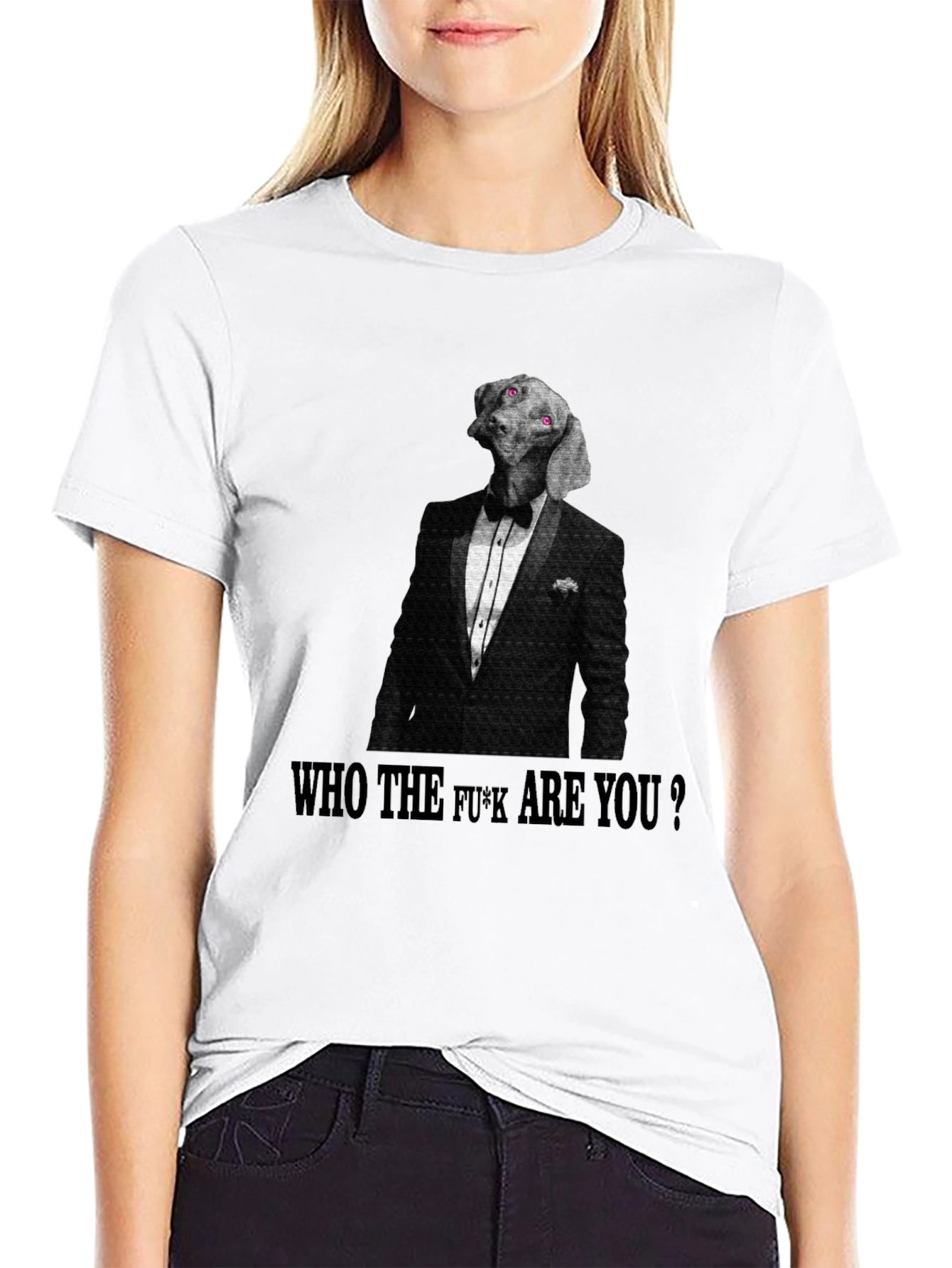 Dapper Dog Attitude T-Shirt – Funny Bold Dog Graphic Tee