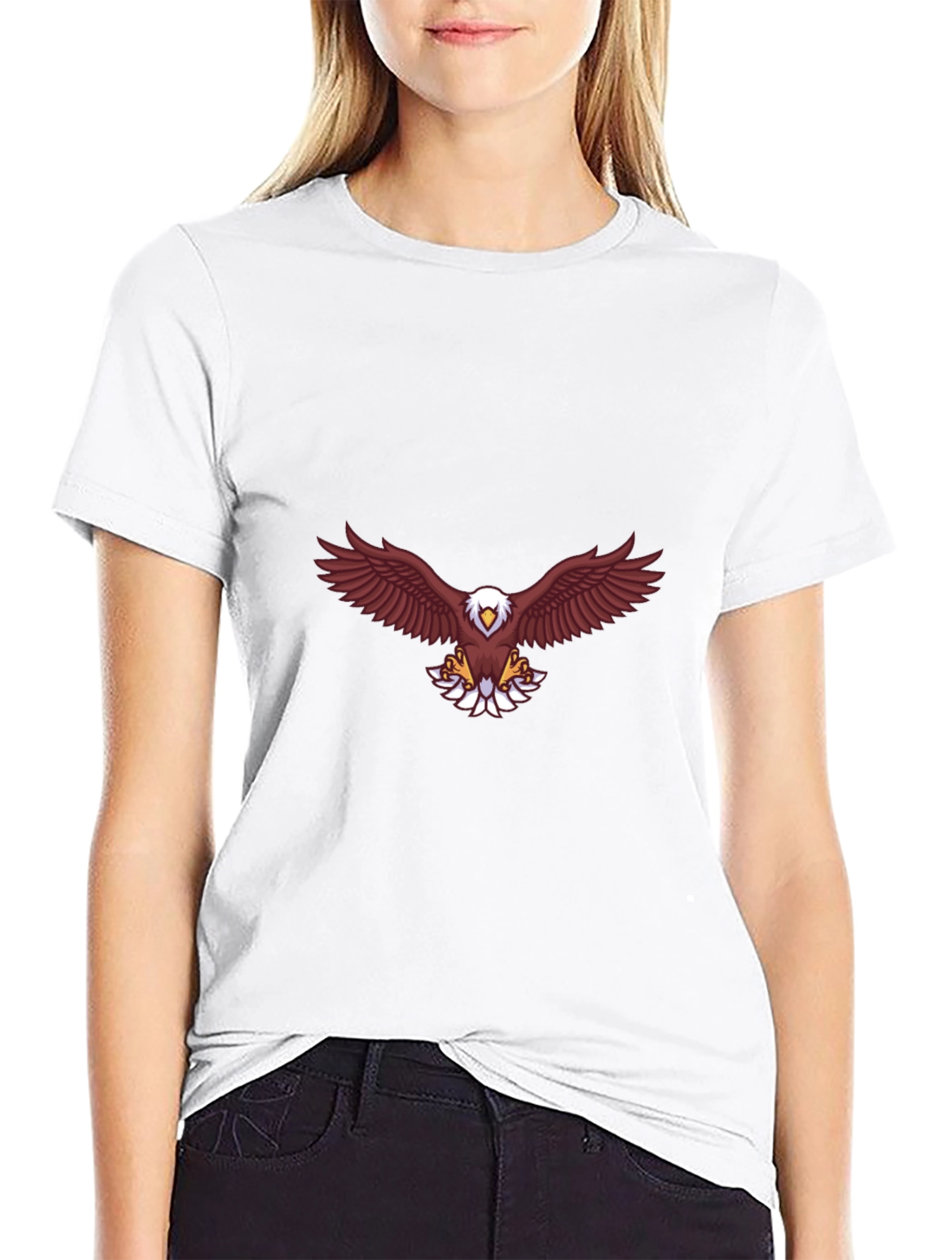 Eagle Graphic Black T-Shirt - Bold & Stylish