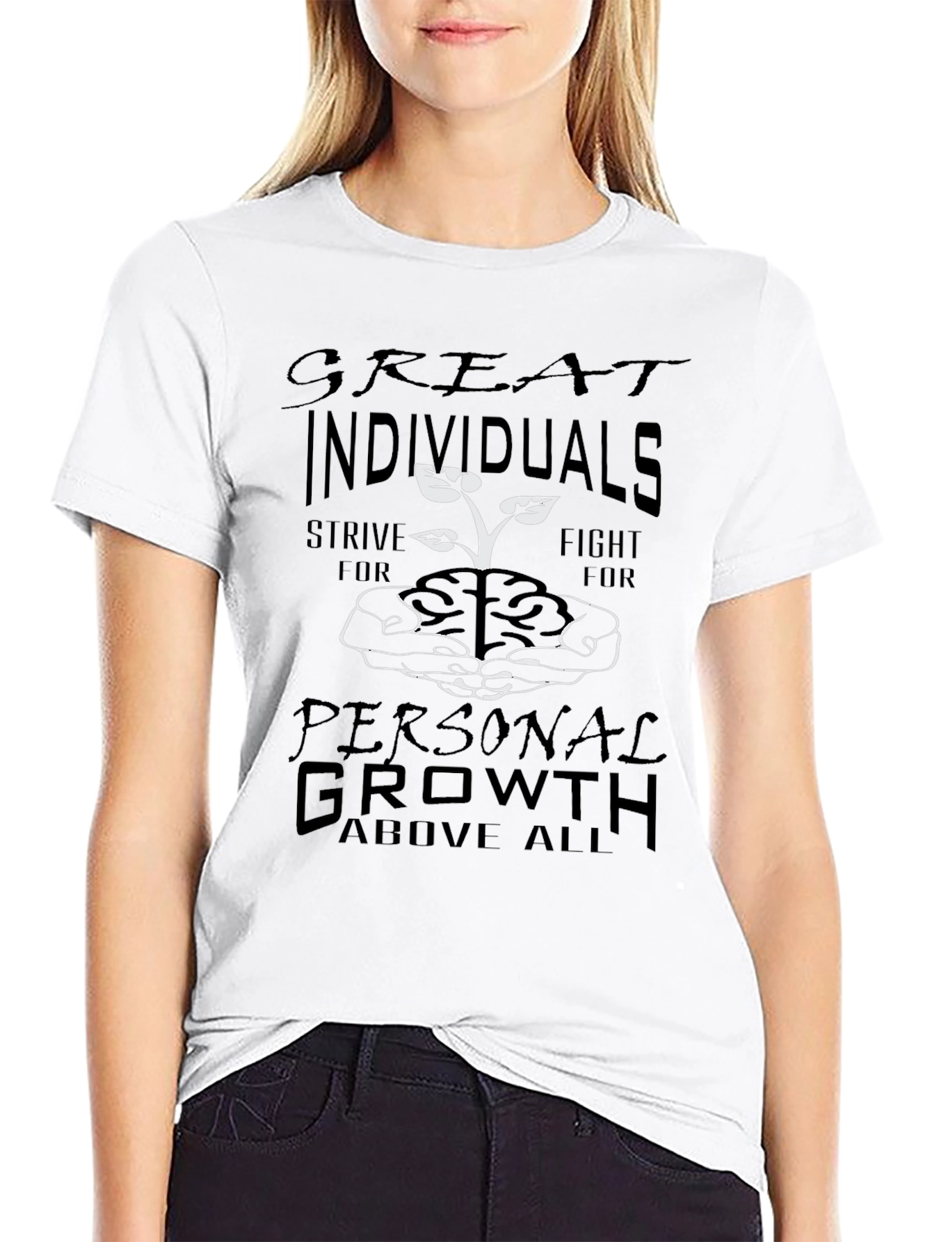 Growth Mindset T-Shirt - Great Individuals Design