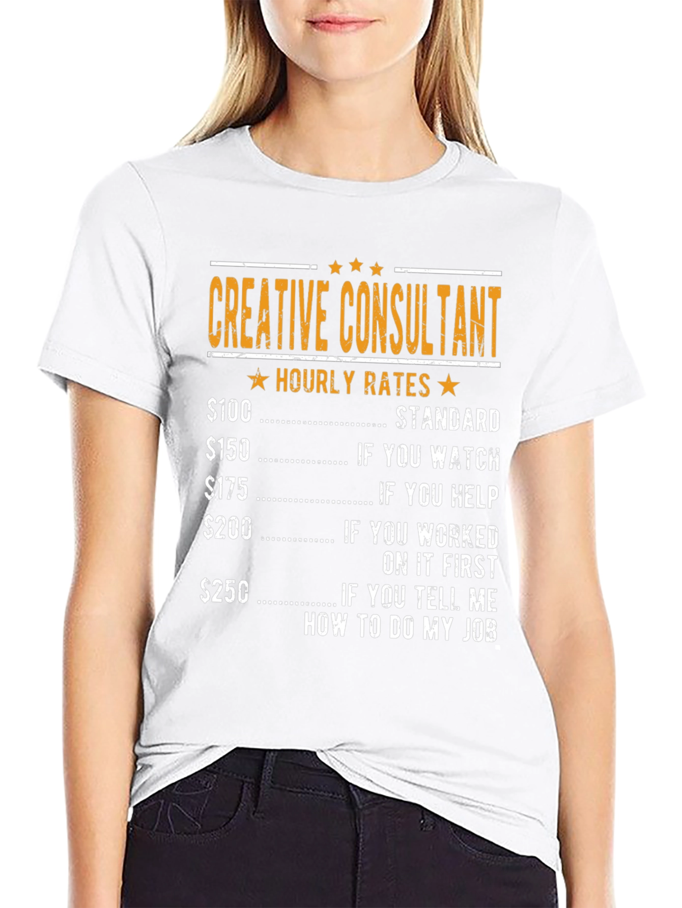Creative Consultant Hourly Rates Graphic T-Shirt