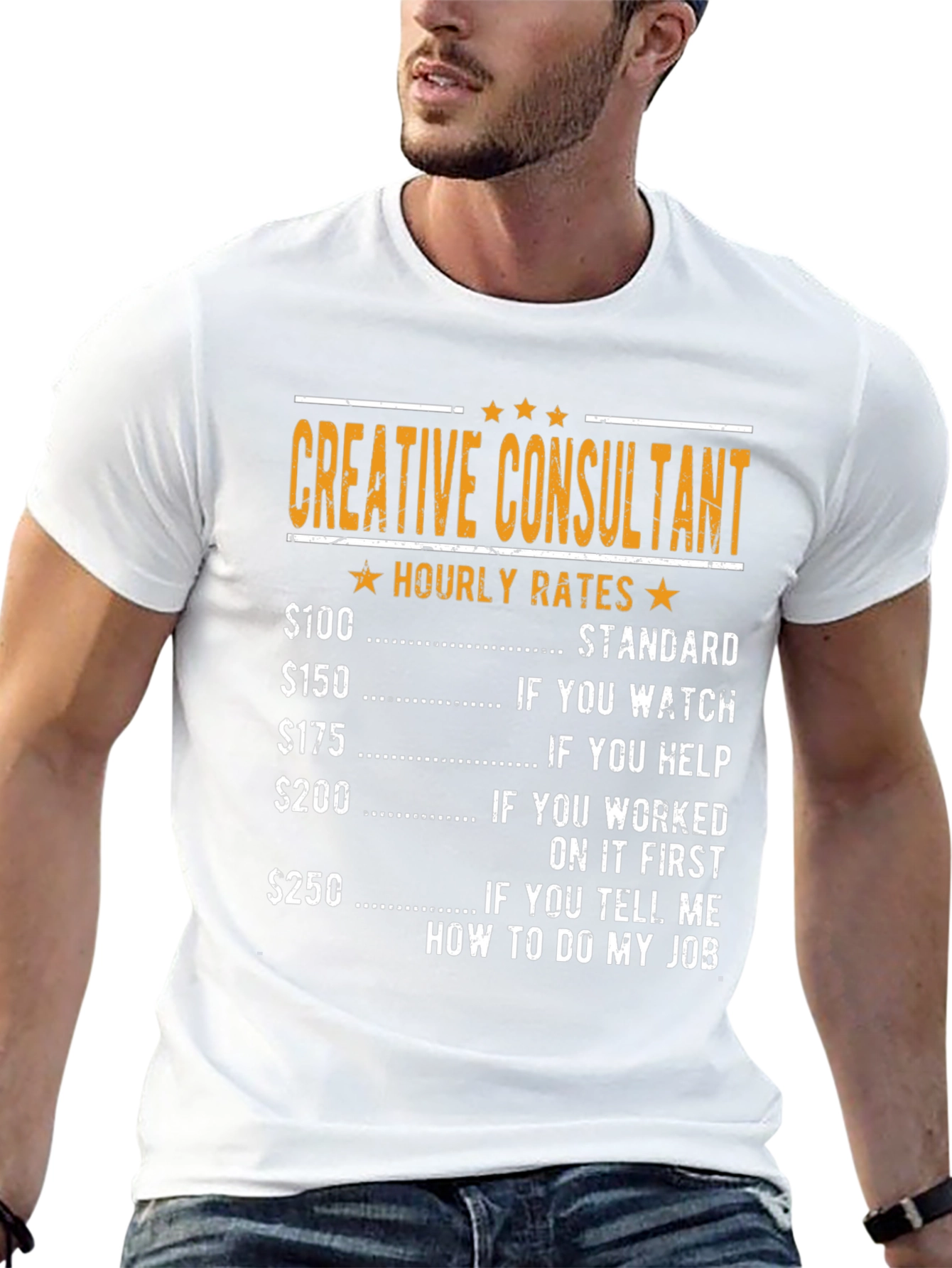 Creative Consultant Hourly Rates Graphic T-Shirt