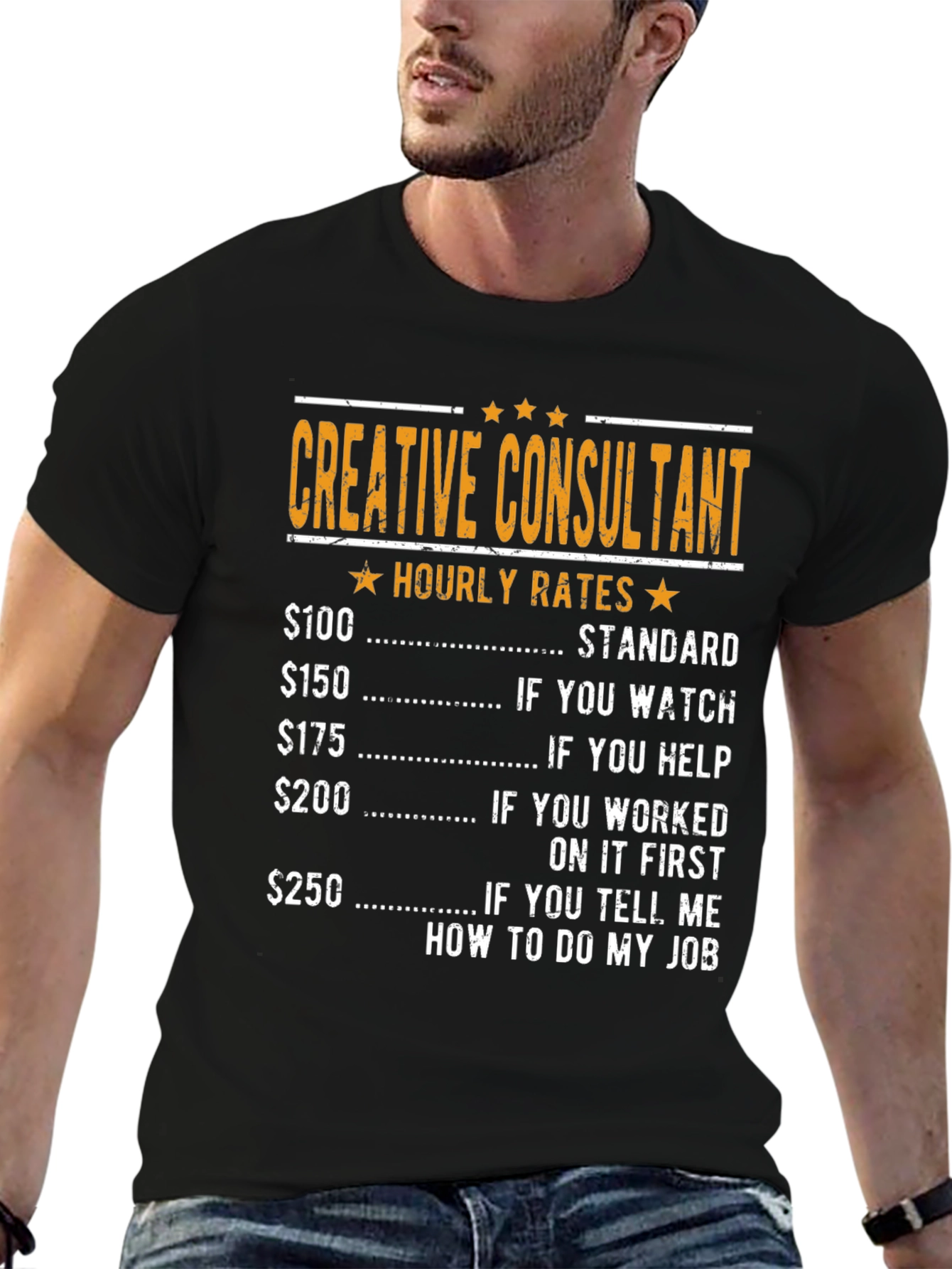 Creative Consultant Hourly Rates Graphic T-Shirt