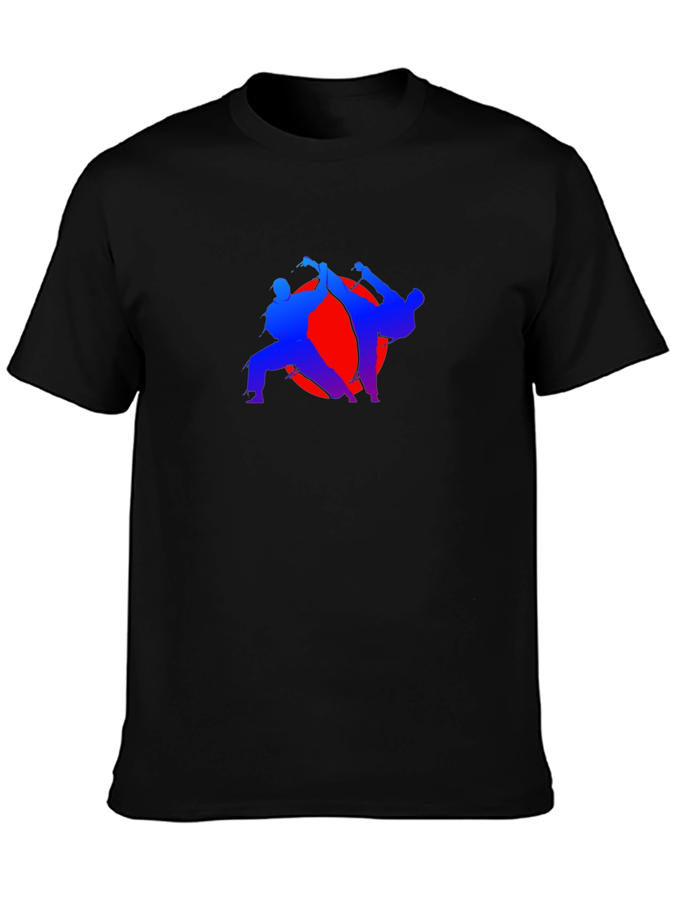 Martial Arts Silhouette Graphic Tee