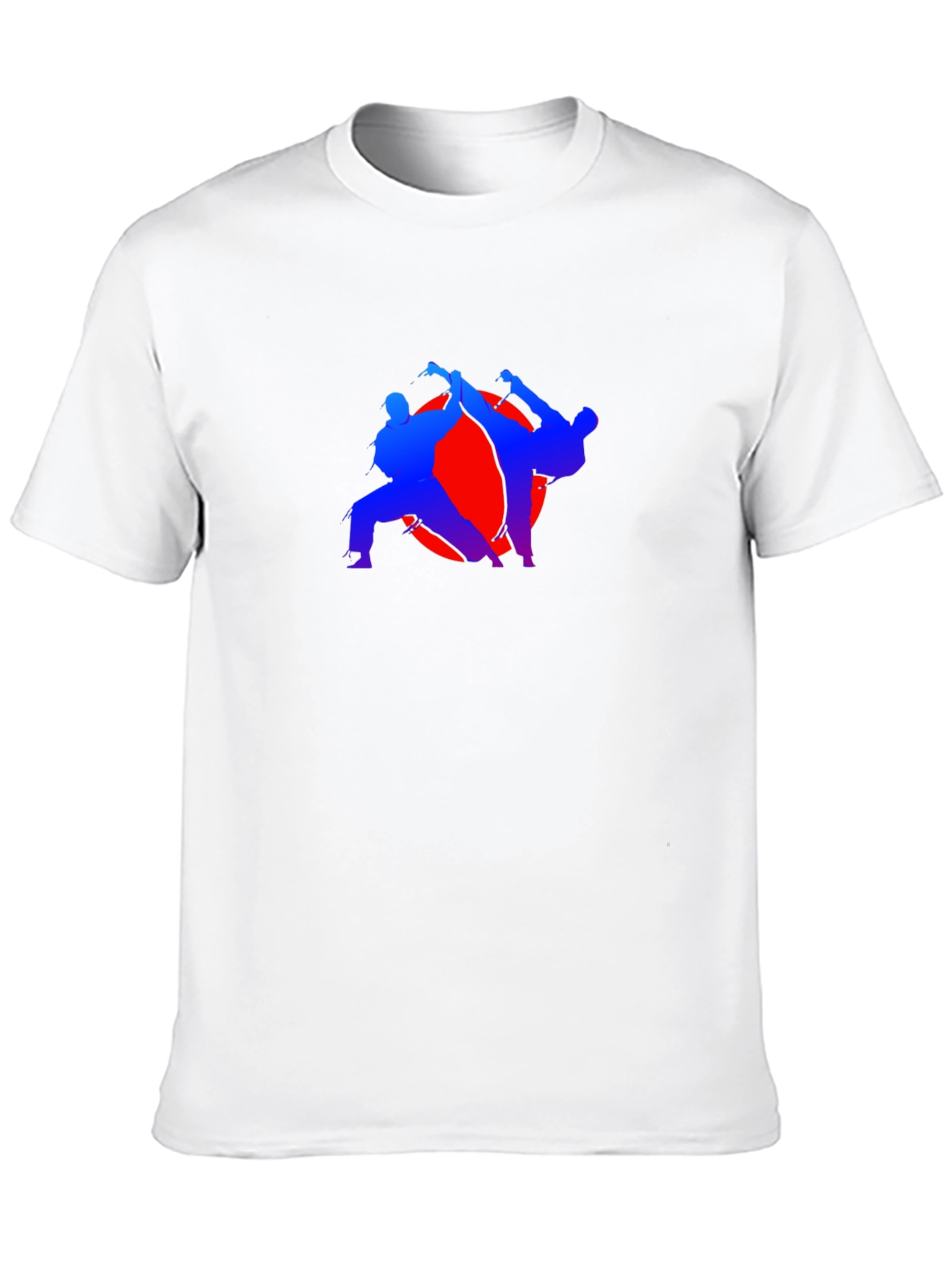 Martial Arts Silhouette Graphic Tee