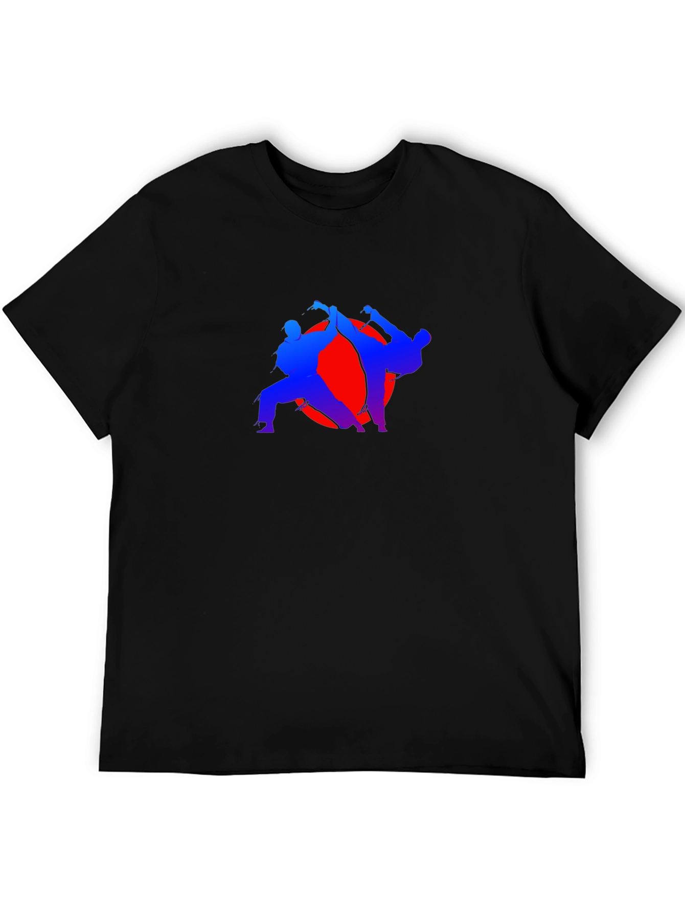 Martial Arts Silhouette Graphic Tee