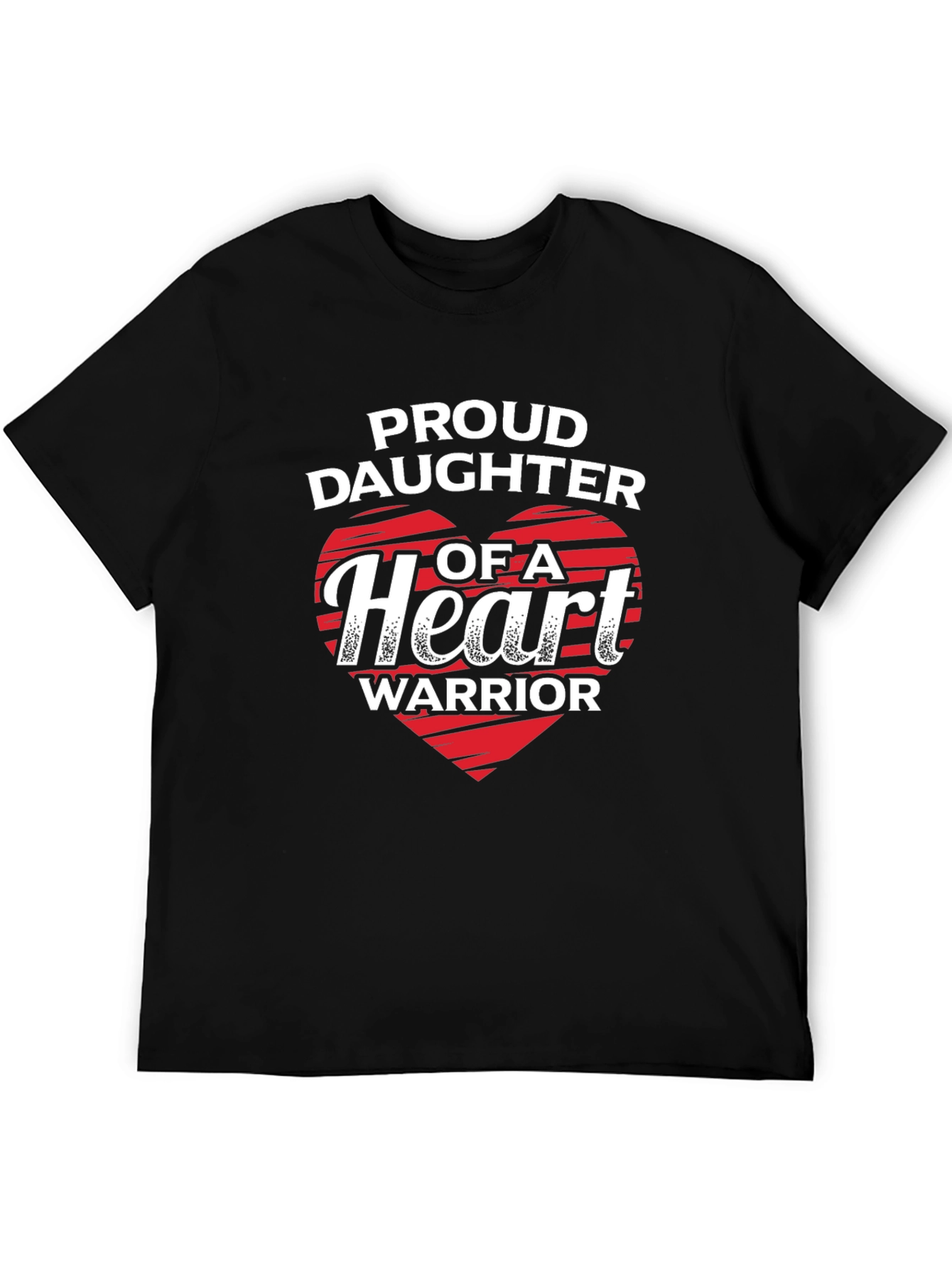 Proud Daughter of a Heart Warrior Graphic T-Shirt
