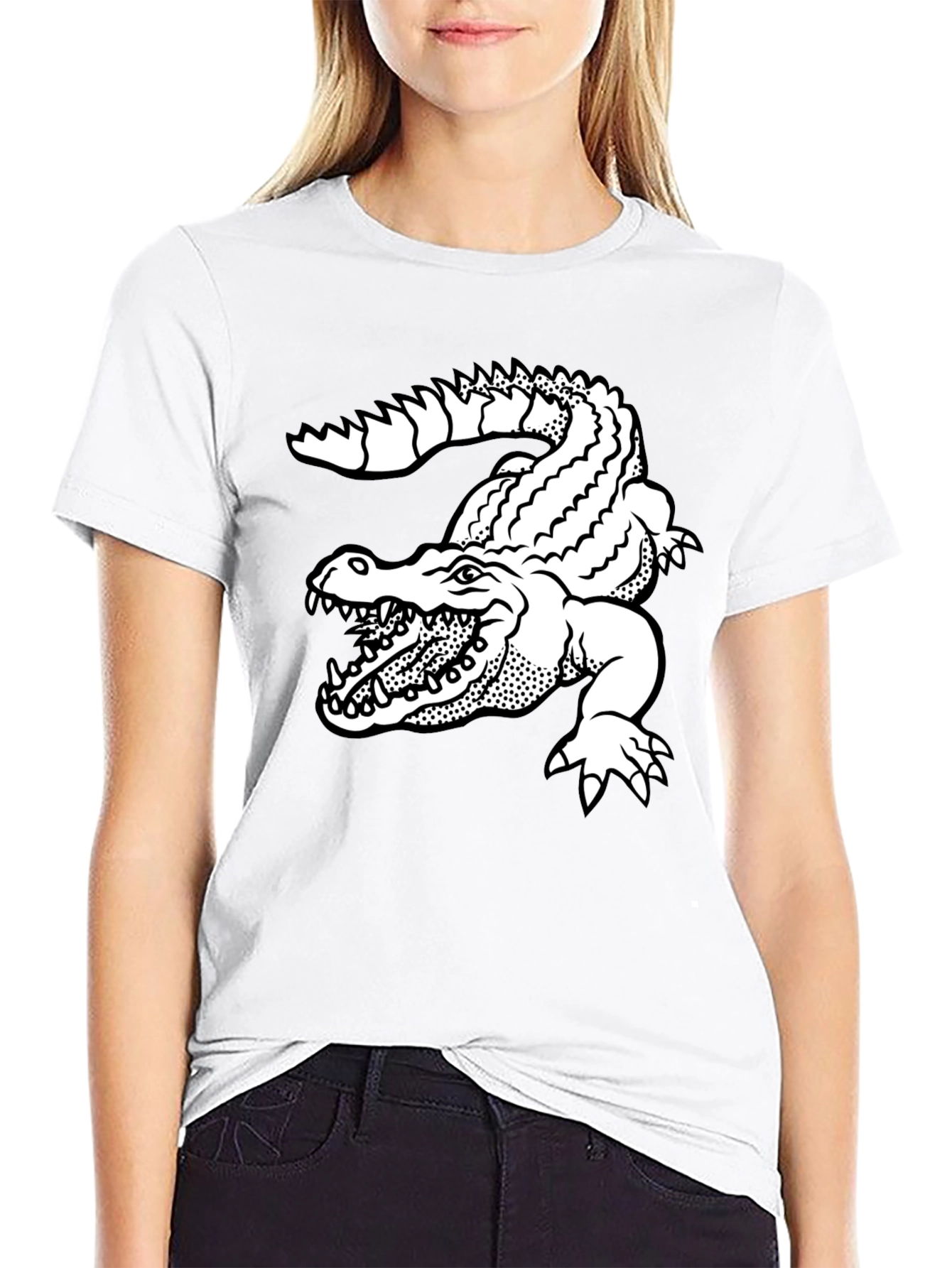 Gator Graphic Black T-Shirt