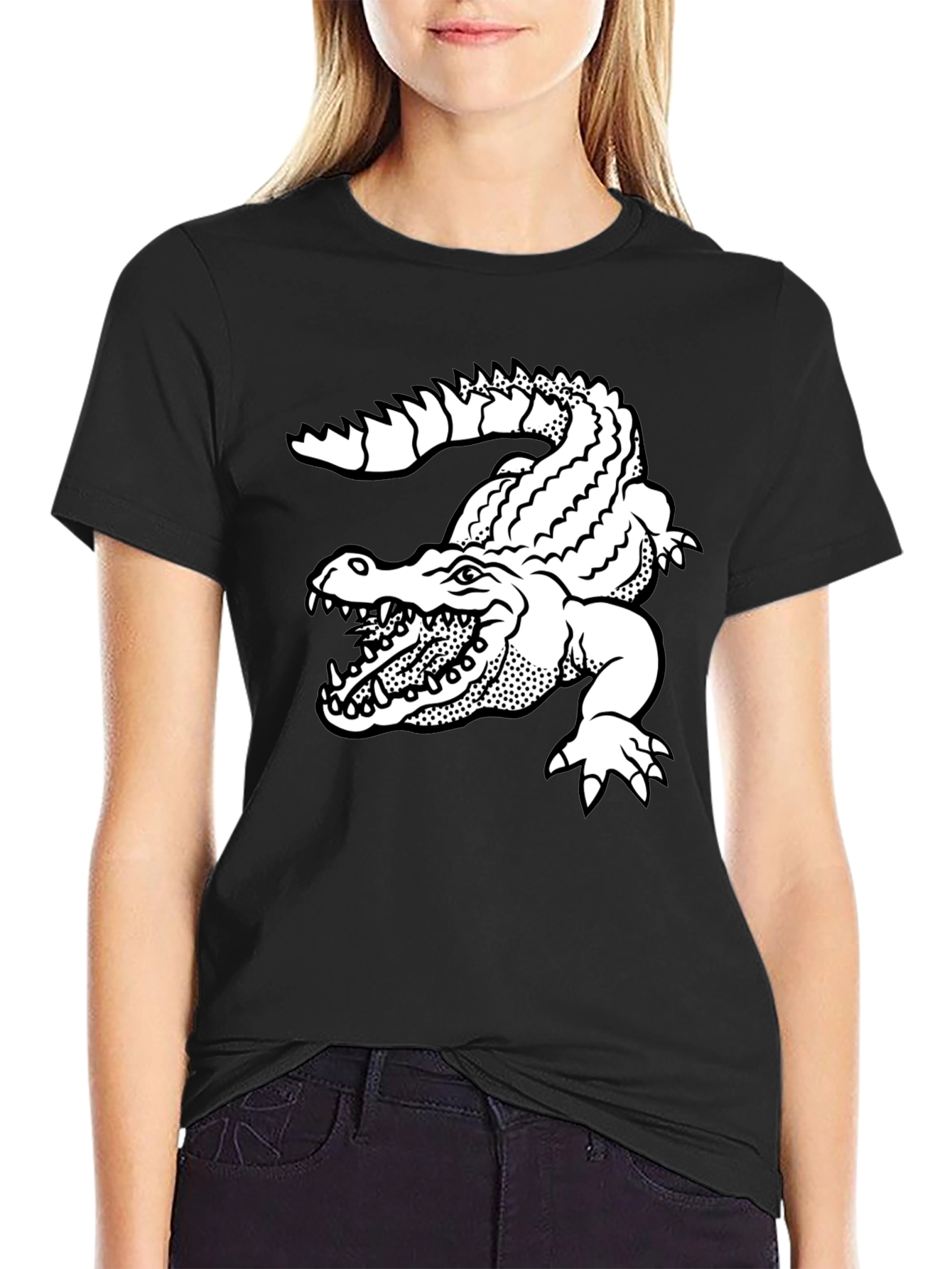 Gator Graphic Black T-Shirt