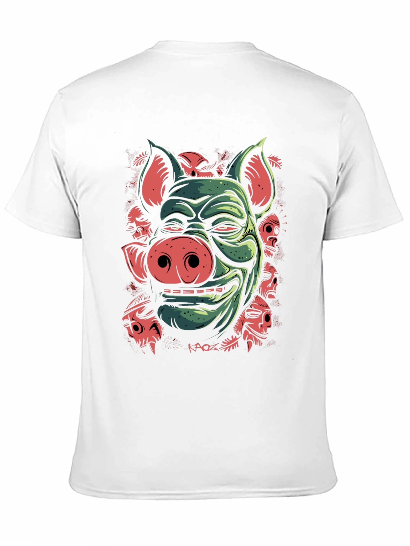 Pig Demon Graphic Tee - Dark Humor T-Shirt
