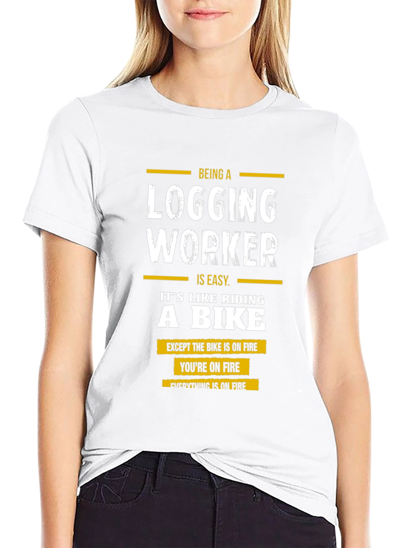 Logging Worker T-Shirt - Funny Gift