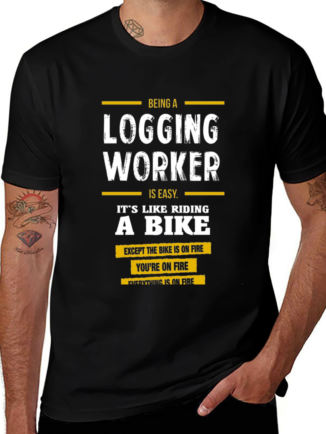 Logging Worker T-Shirt - Funny Gift