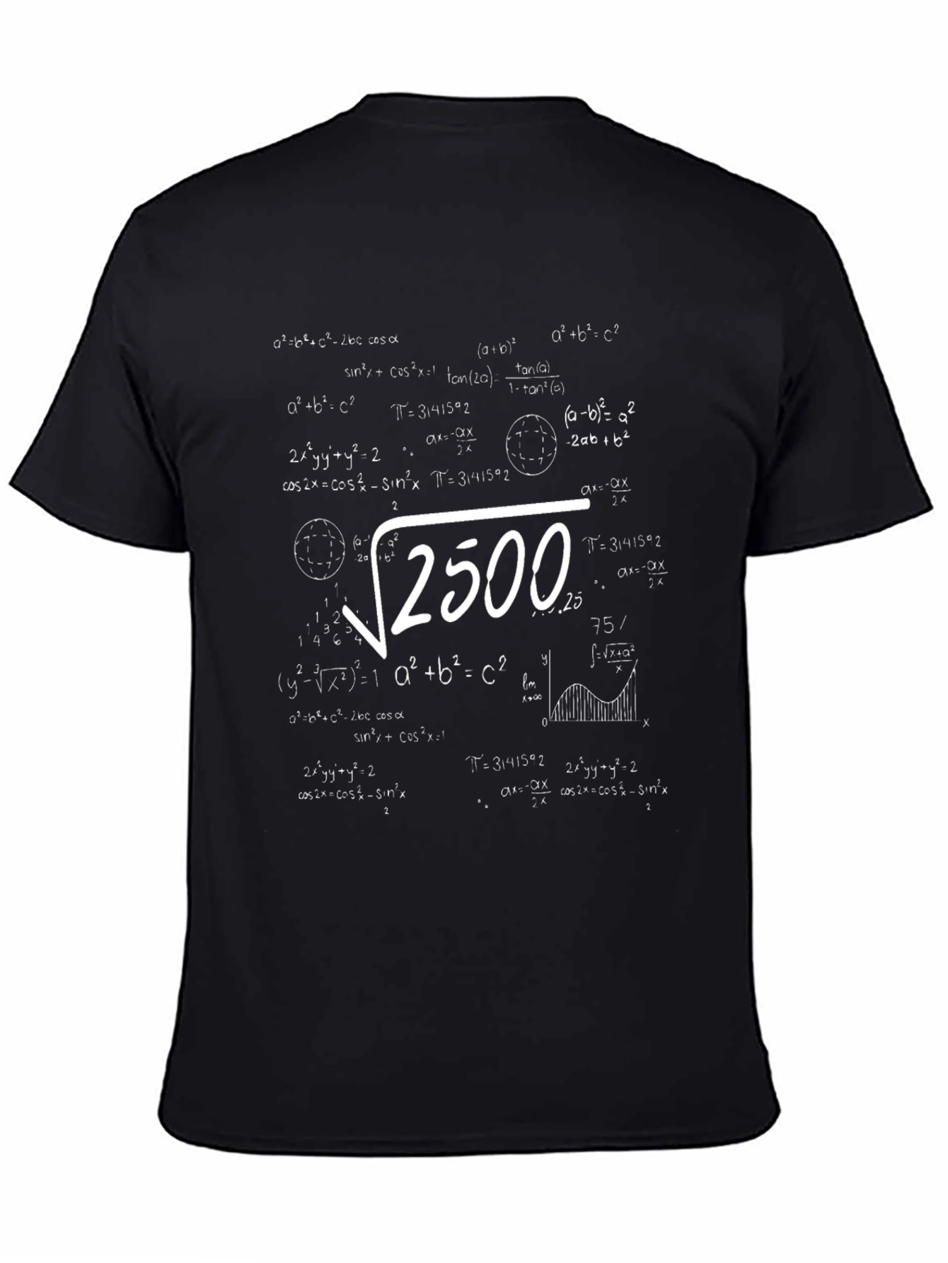 Math Equation T-Shirt - Square Root of 2500