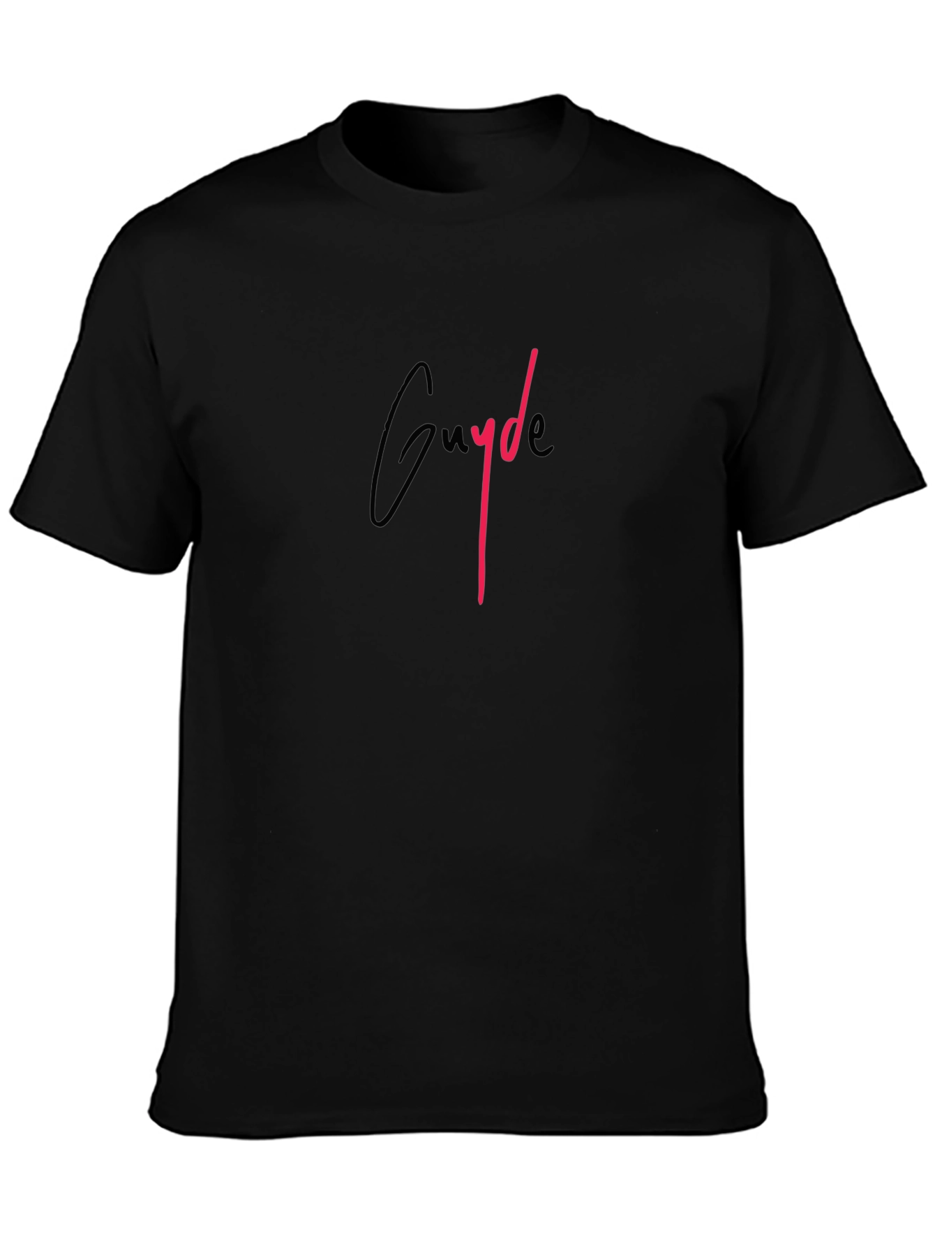 Guyde Black Tee - Casual Fashion
