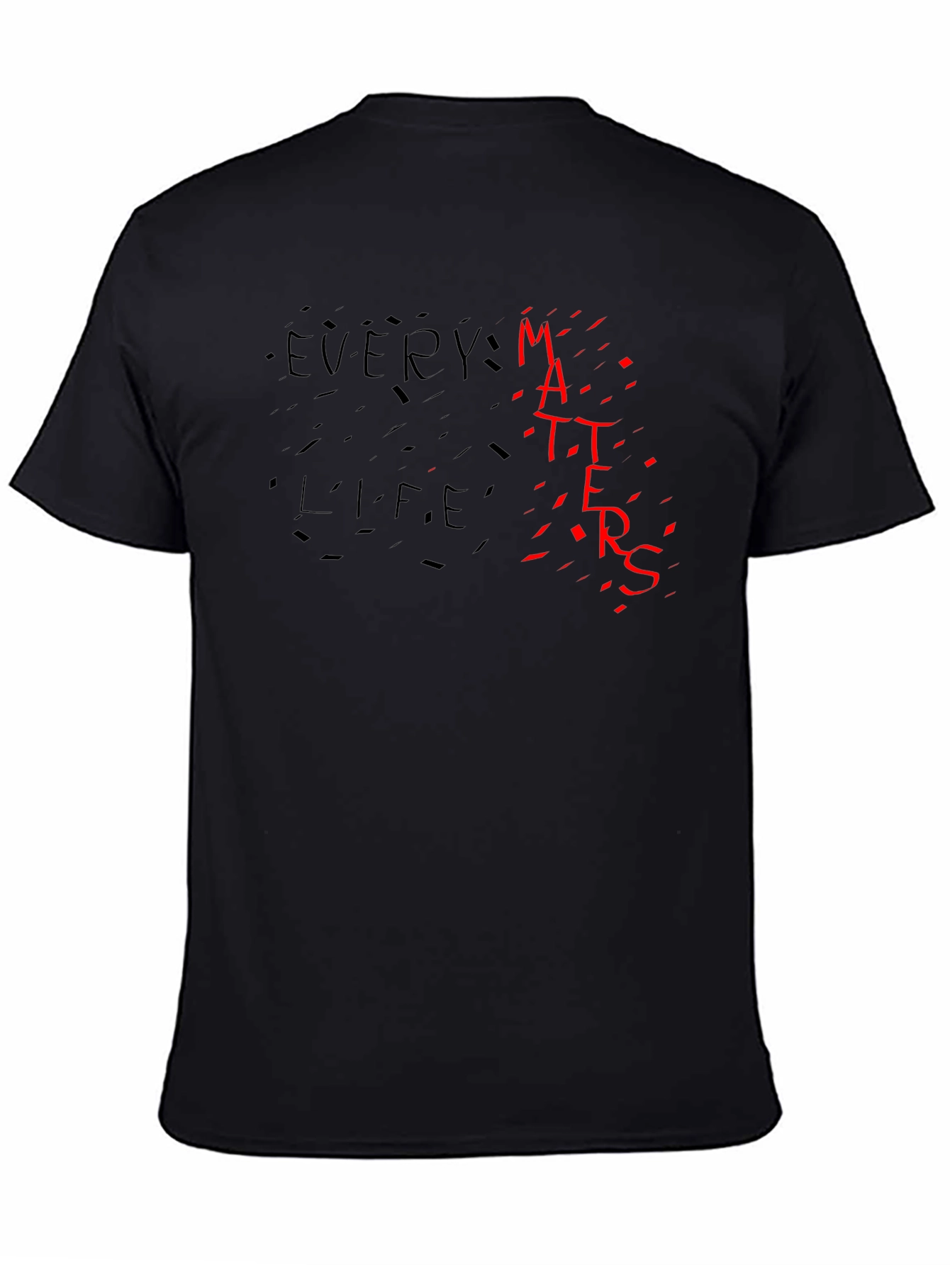 Every Life Matters Graphic Tee - Black
