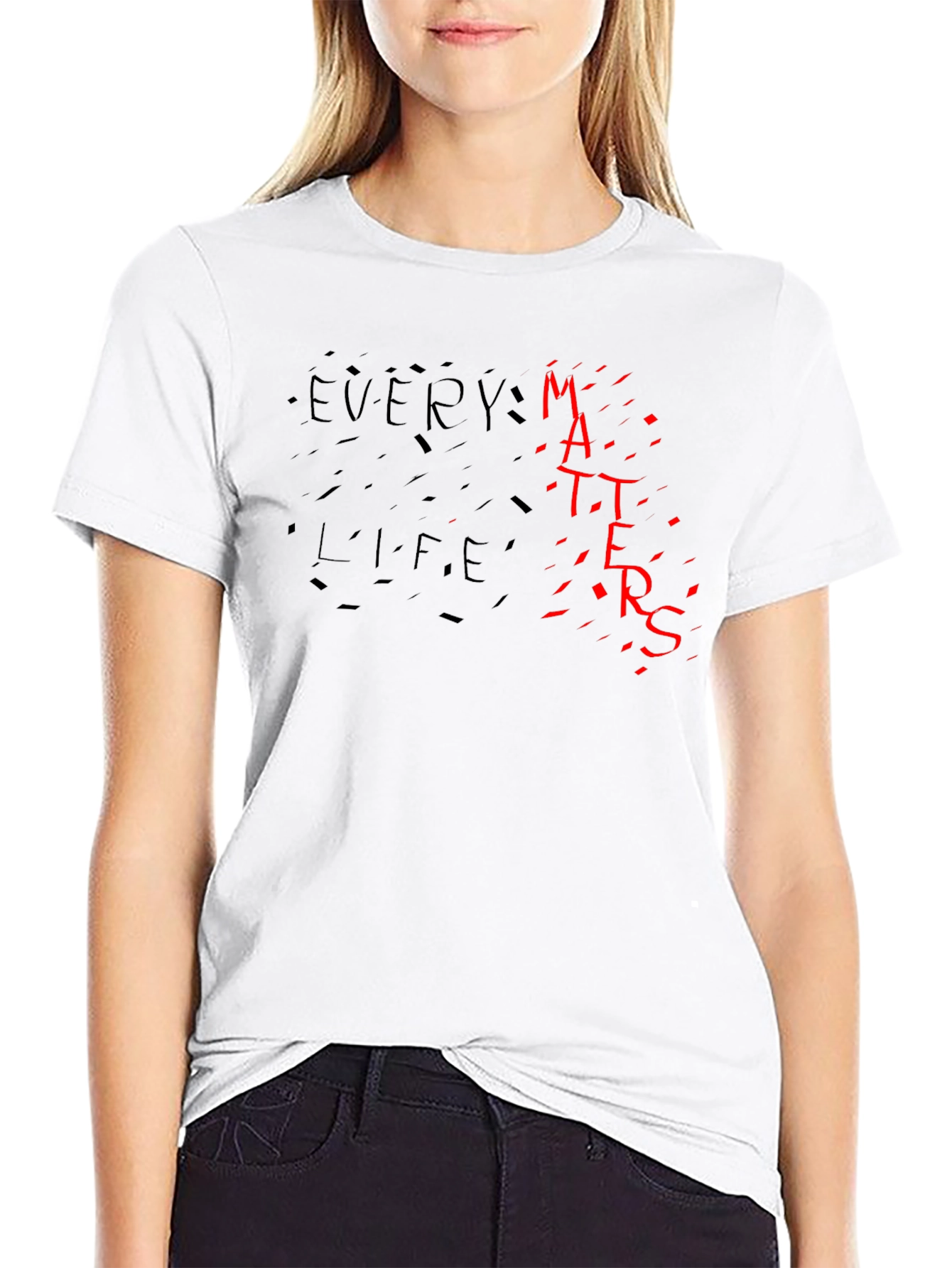 Every Life Matters Graphic Tee - Black