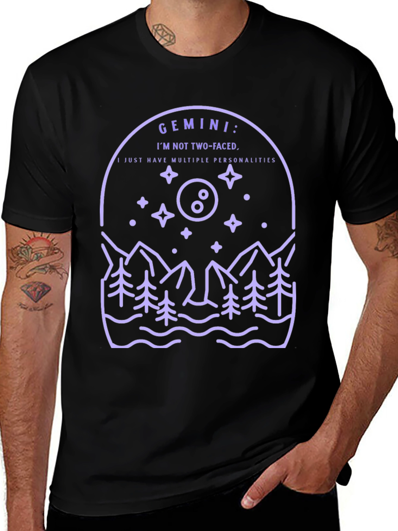 Gemini Multiple Personalities Graphic Tee