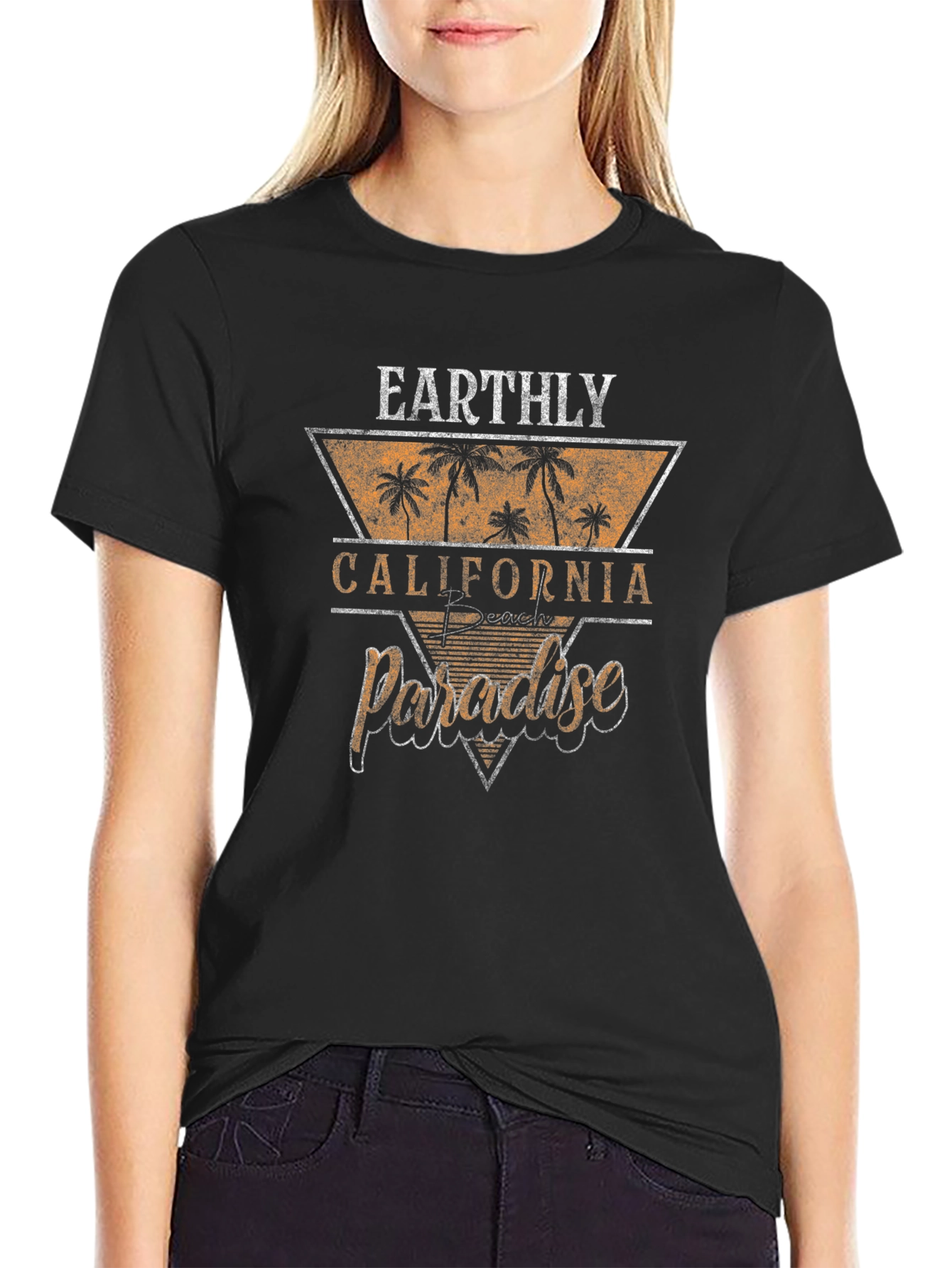 Earthly California Beach Paradise Graphic Tee
