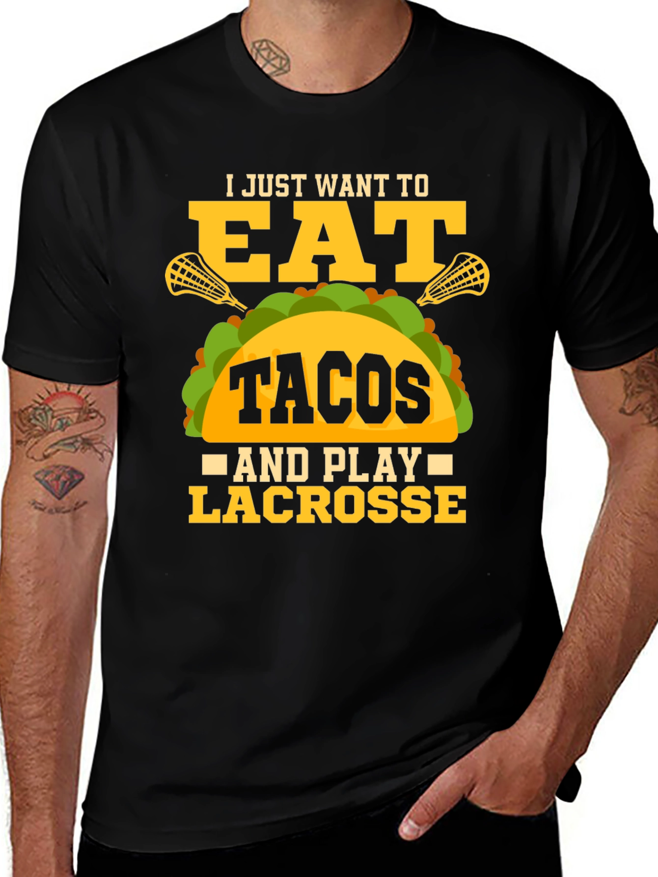 Tacos & Lacrosse Graphic Tee