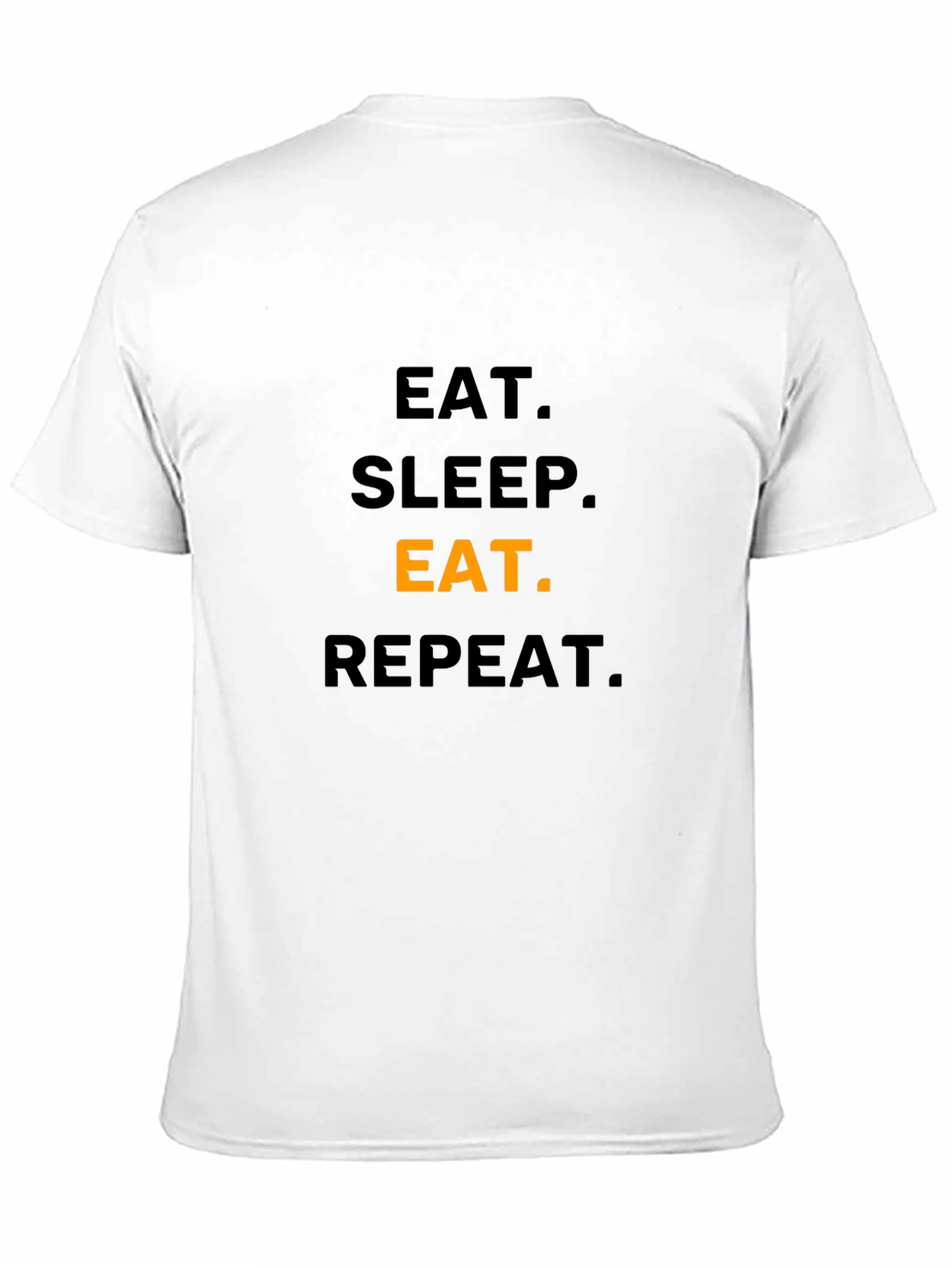 Eat Sleep Eat Repeat T-Shirt - Funny Foodie Tee