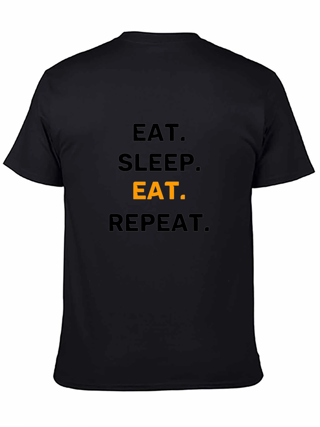 Eat Sleep Eat Repeat T-Shirt - Funny Foodie Tee