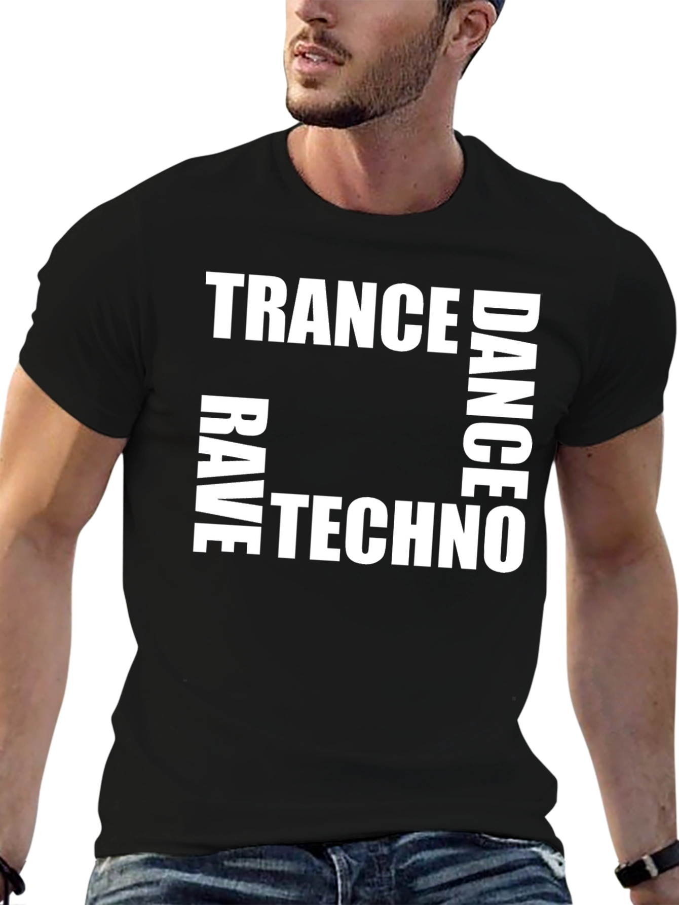 Trance Dance Techno Rave Graphic Tee