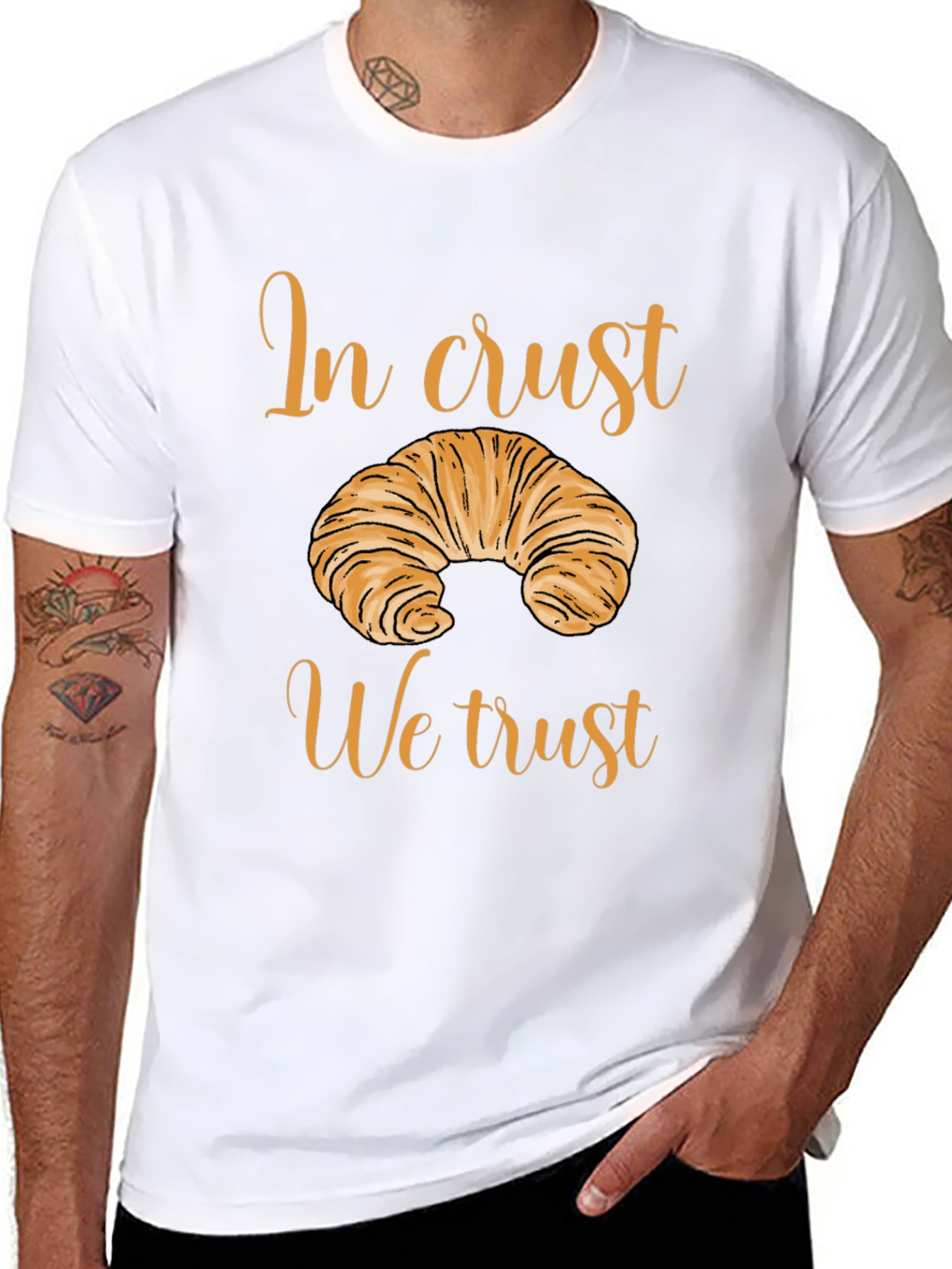In Crust We Trust Graphic T-Shirt