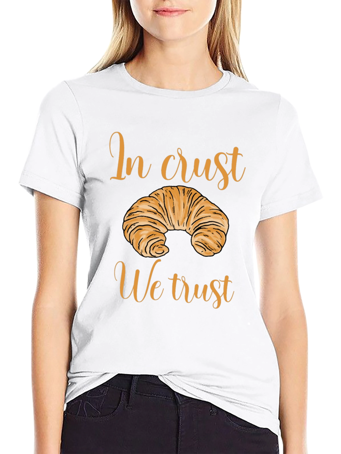 In Crust We Trust Graphic T-Shirt