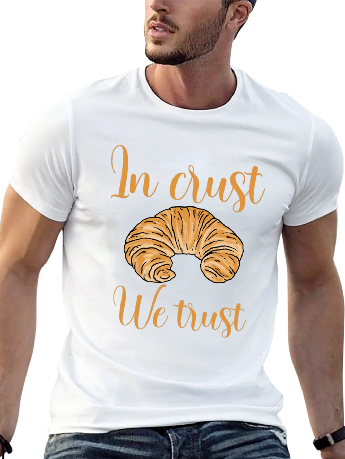 In Crust We Trust Graphic T-Shirt