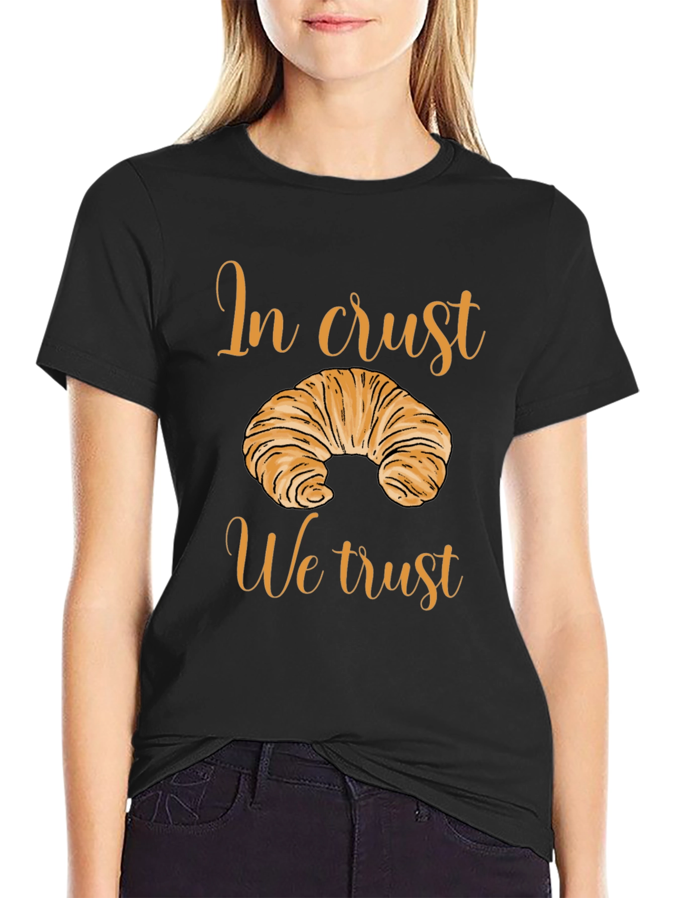 In Crust We Trust Graphic T-Shirt