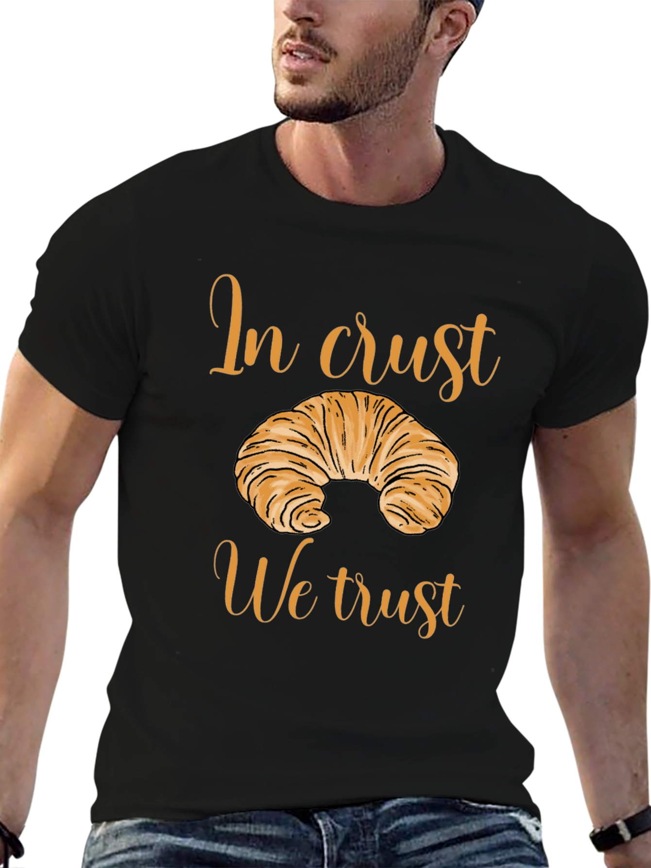 In Crust We Trust Graphic T-Shirt