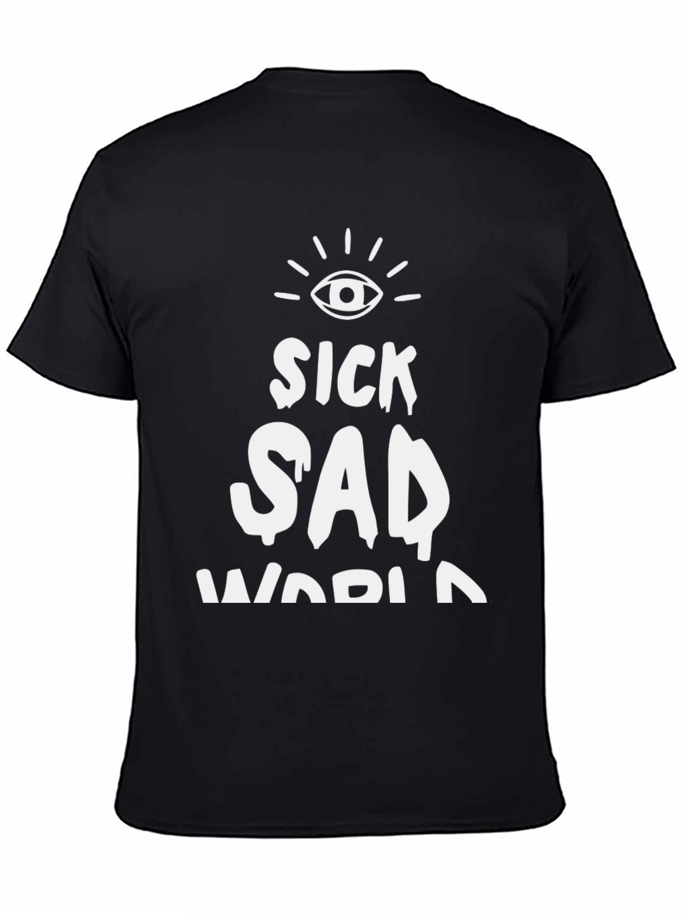 Sick Sad World Graphic Tee - Black