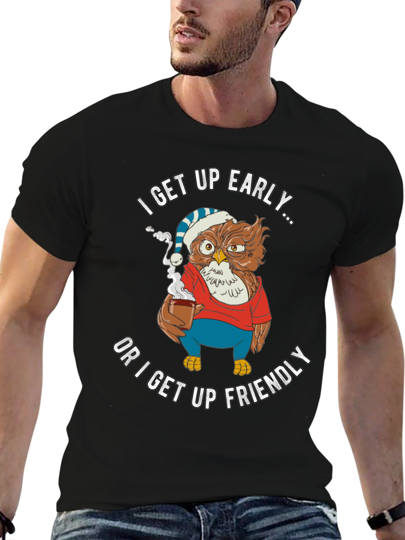 Funny Early Bird Owl T-Shirt