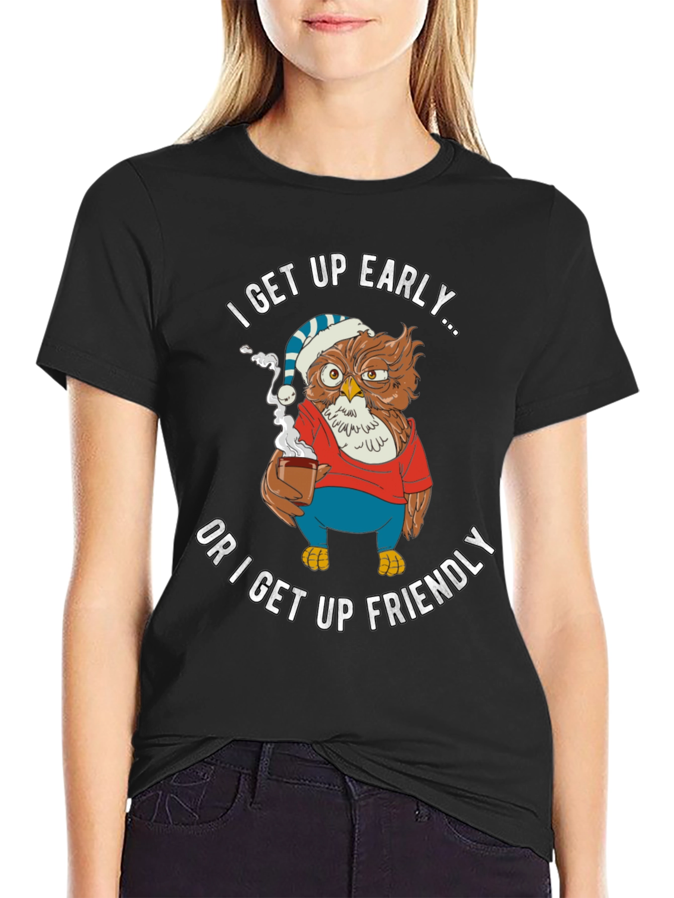 Funny Early Bird Owl T-Shirt