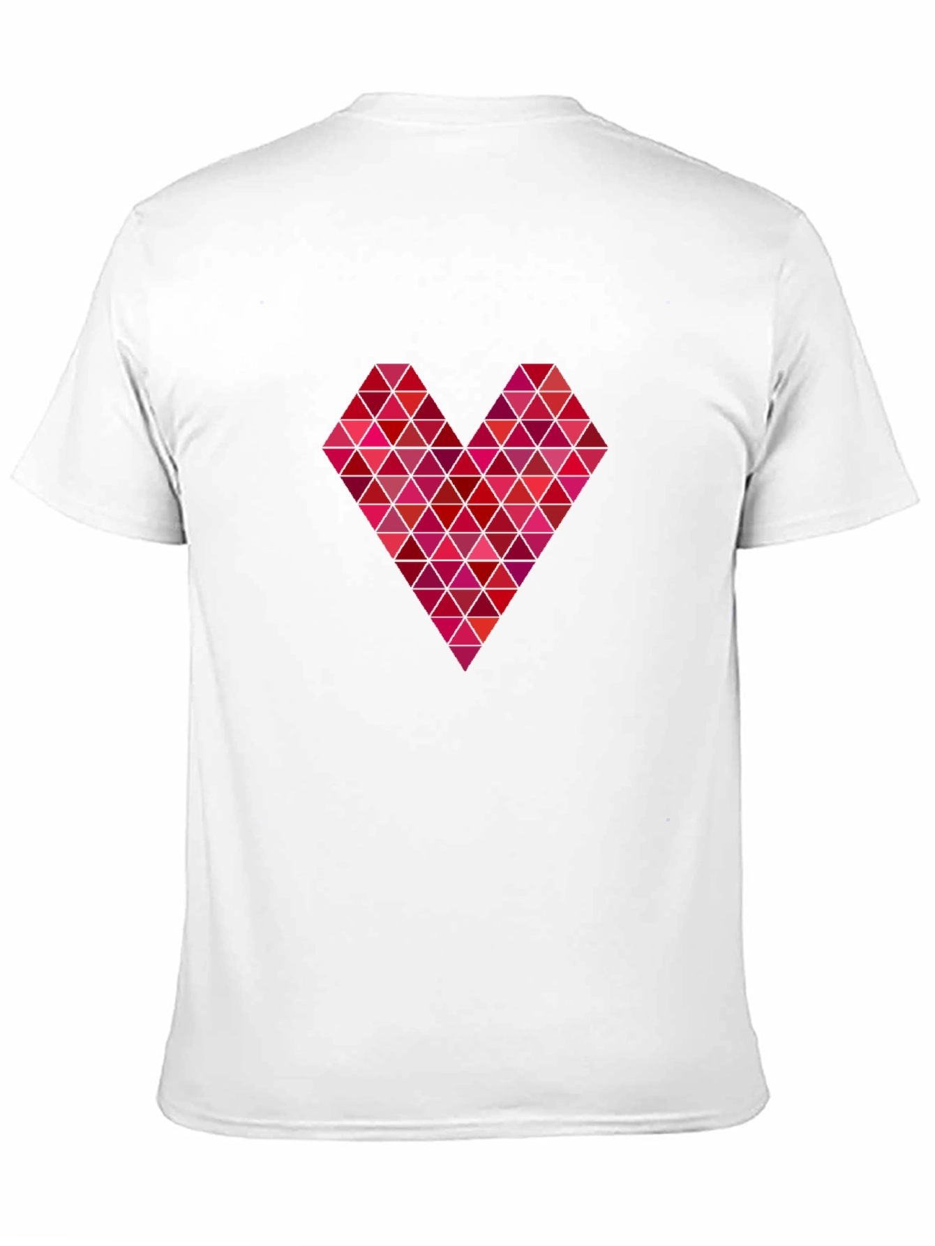 Geometric Heart T-Shirt - Love in Style!