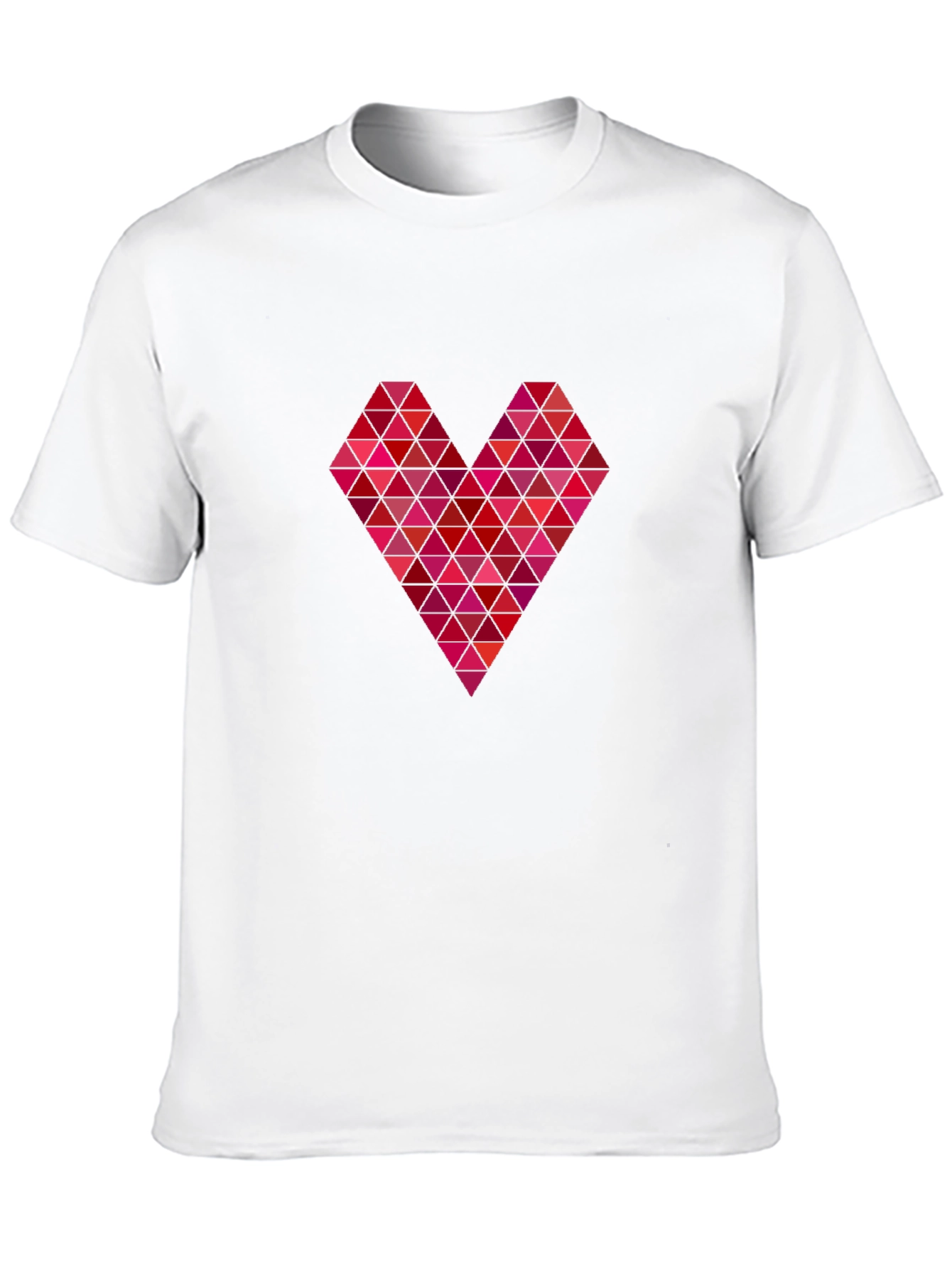 Geometric Heart T-Shirt - Love in Style!