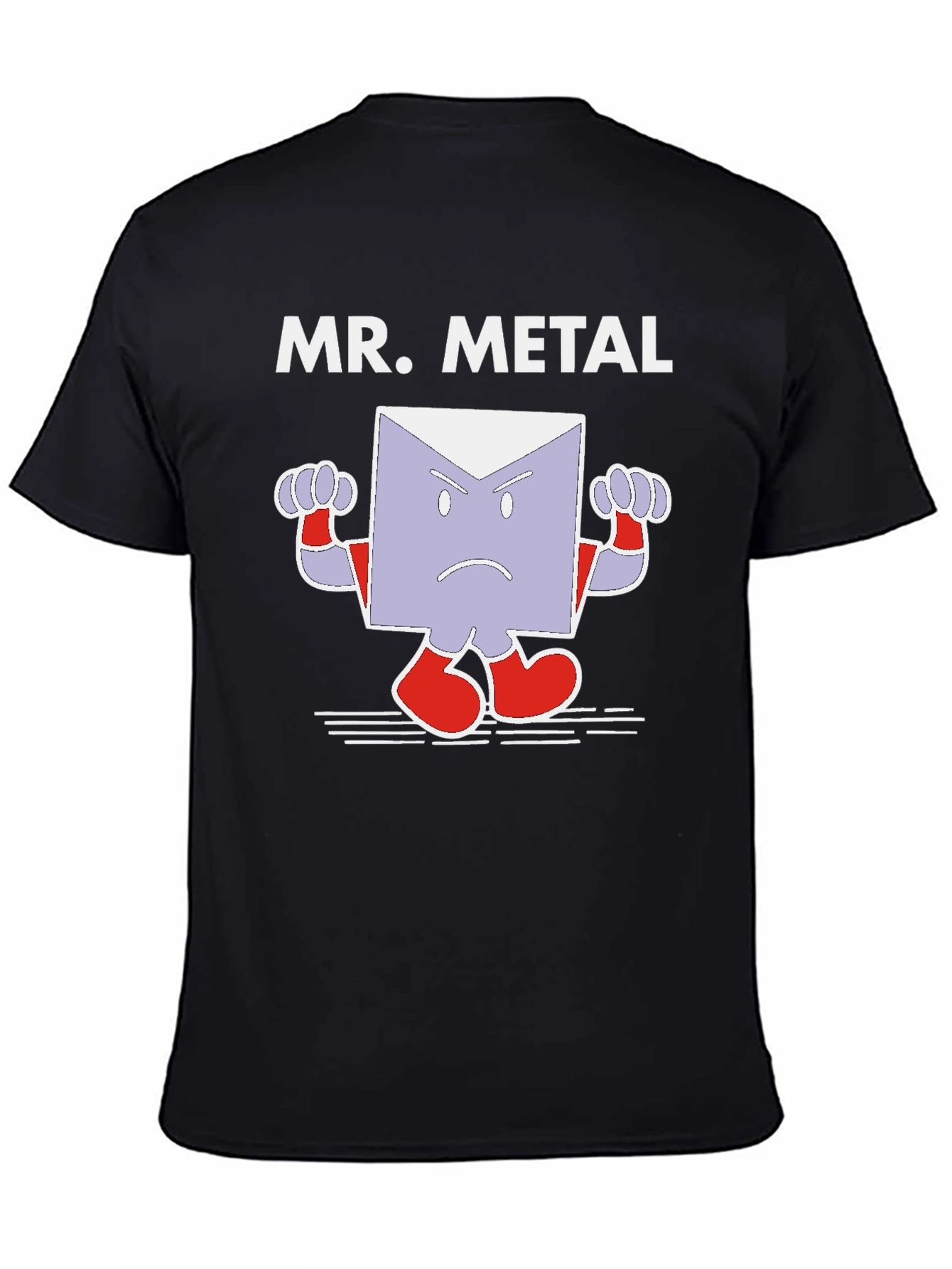 Mr. Metal Graphic T-Shirt - Black Cotton Tee