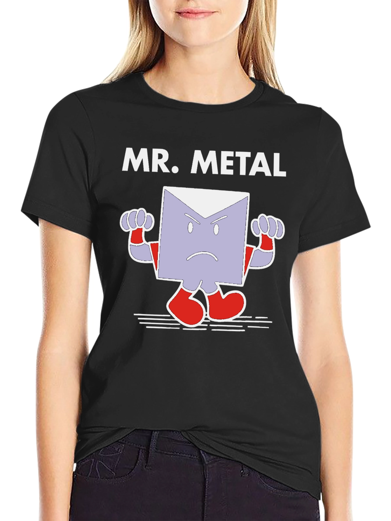 Mr. Metal Graphic T-Shirt - Black Cotton Tee
