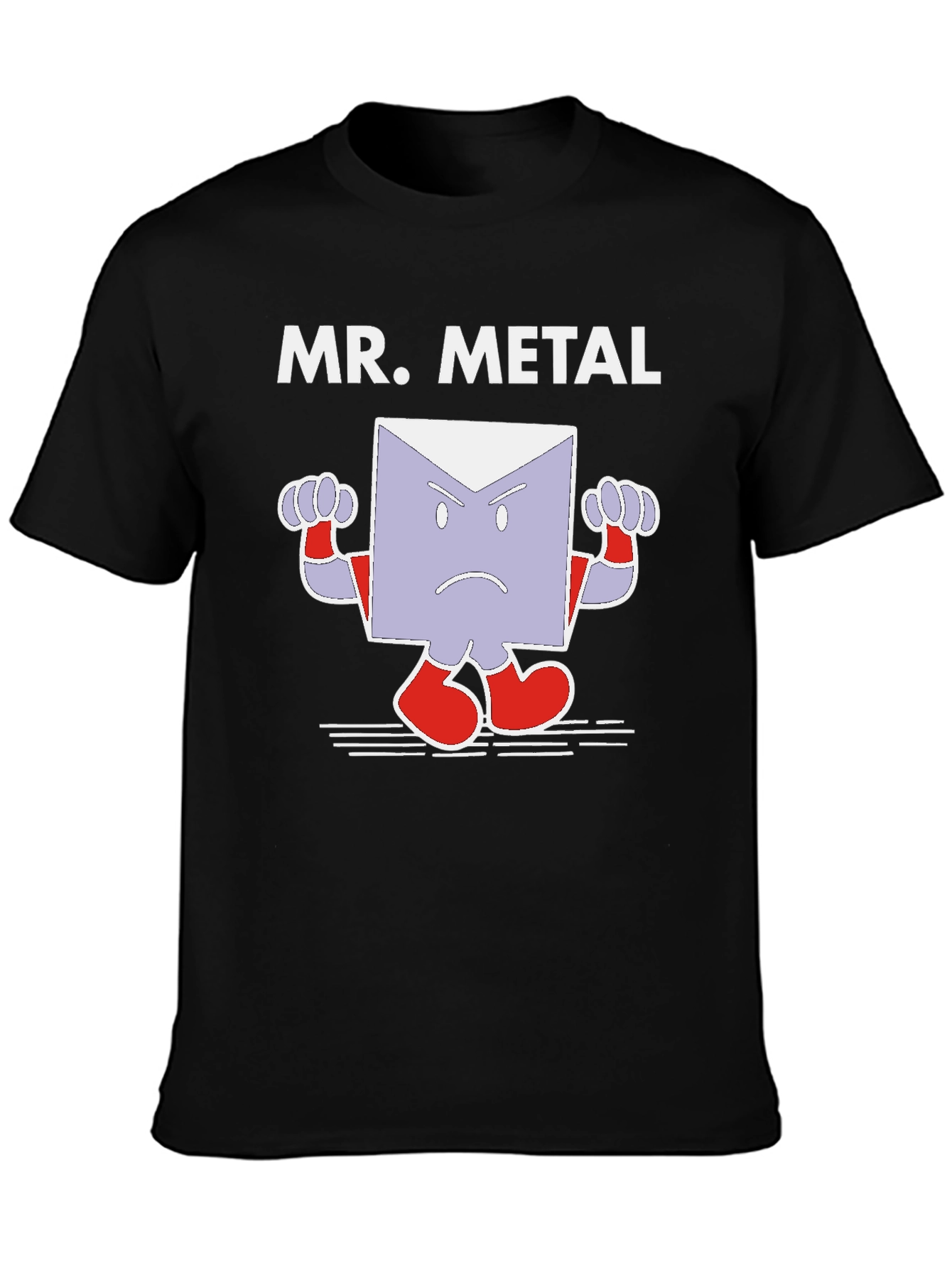 Mr. Metal Graphic T-Shirt - Black Cotton Tee