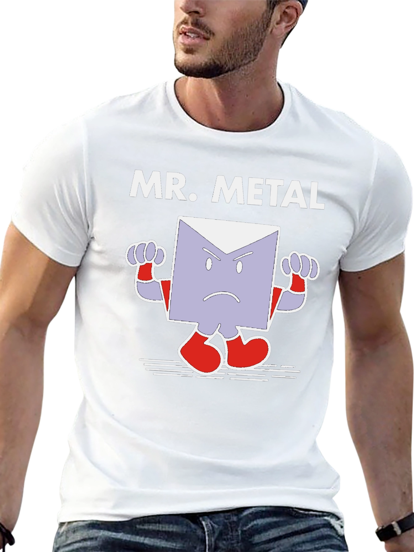 Mr. Metal Graphic T-Shirt - Black Cotton Tee