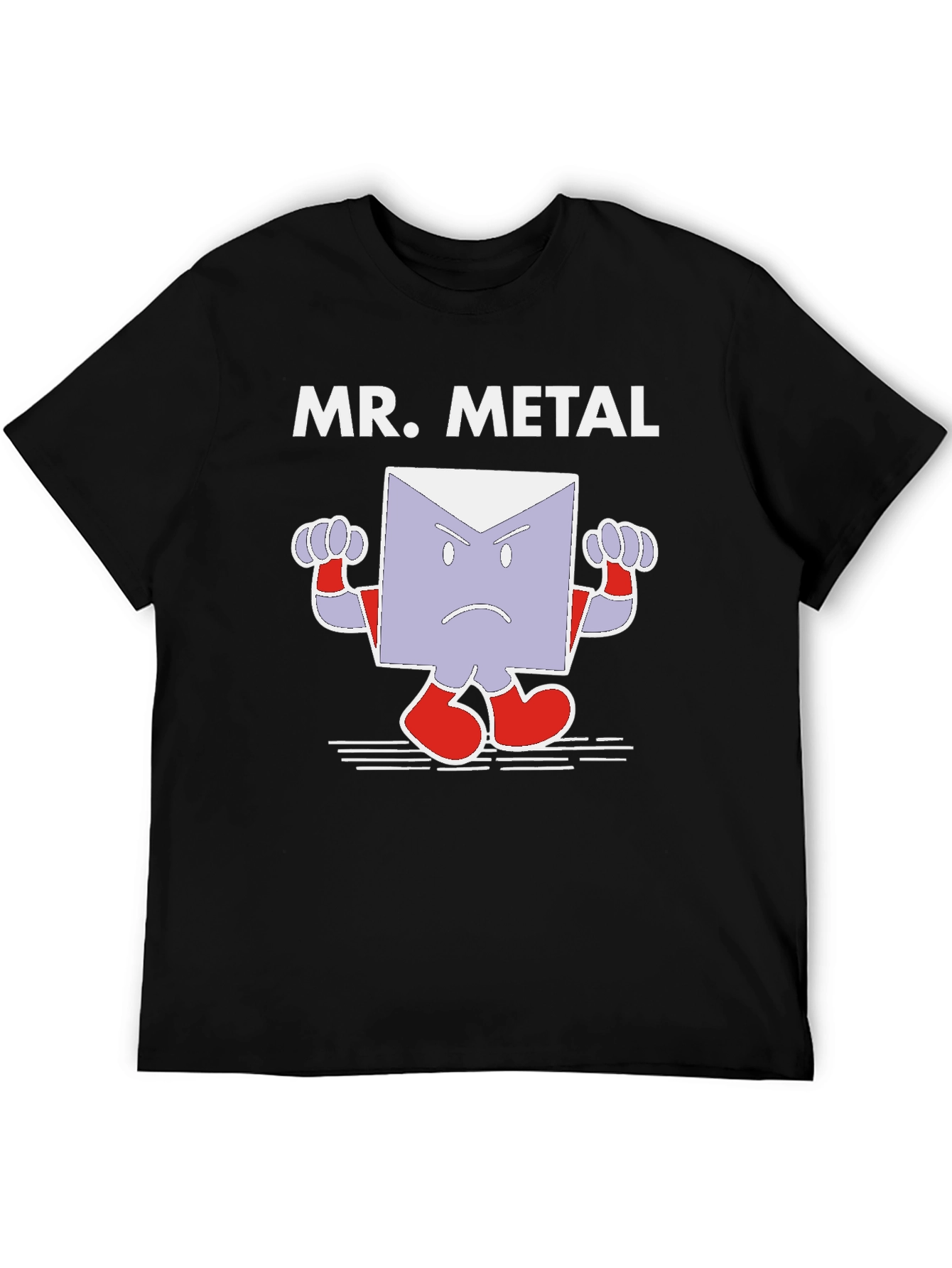 Mr. Metal Graphic T-Shirt - Black Cotton Tee