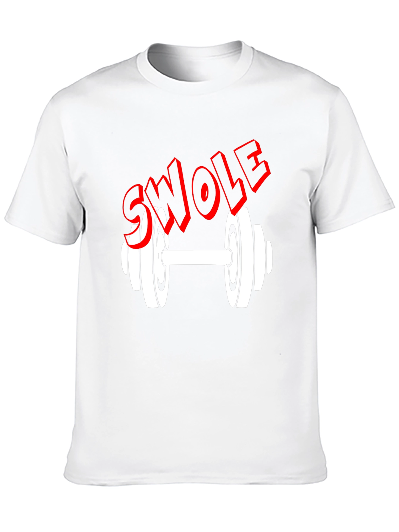 Swole Dumbbell Graphic Tee - Gym & Fitness