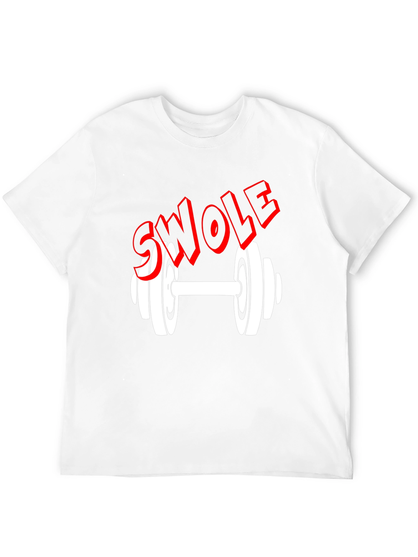 Swole Dumbbell Graphic Tee - Gym & Fitness