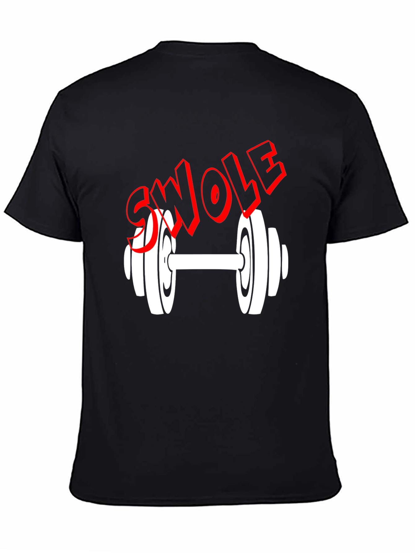 Swole Dumbbell Graphic Tee - Gym & Fitness