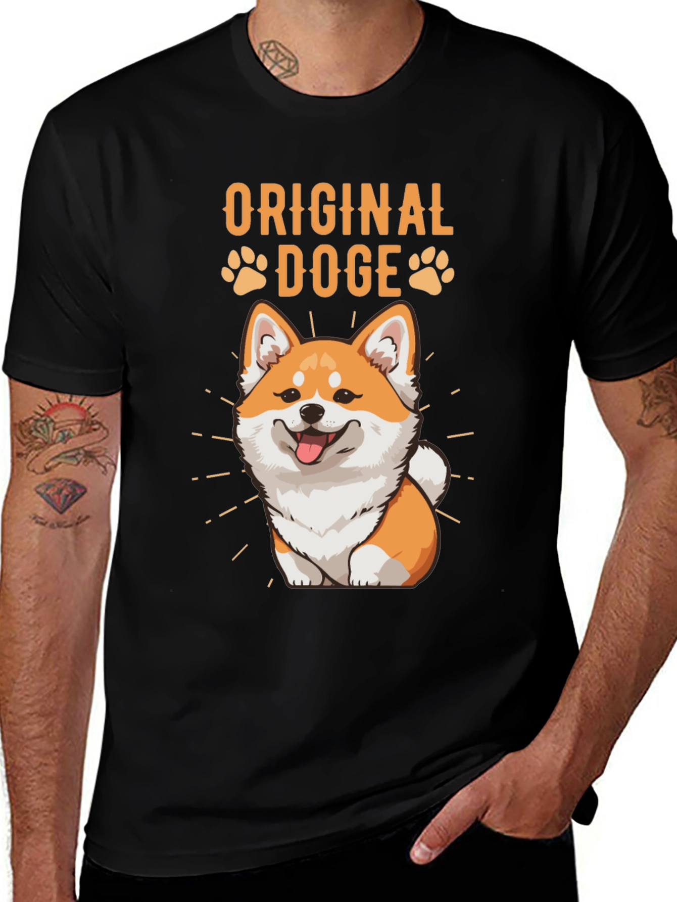 Original Doge Shiba Inu T-Shirt – Cute Crypto Dog Lover Tee
