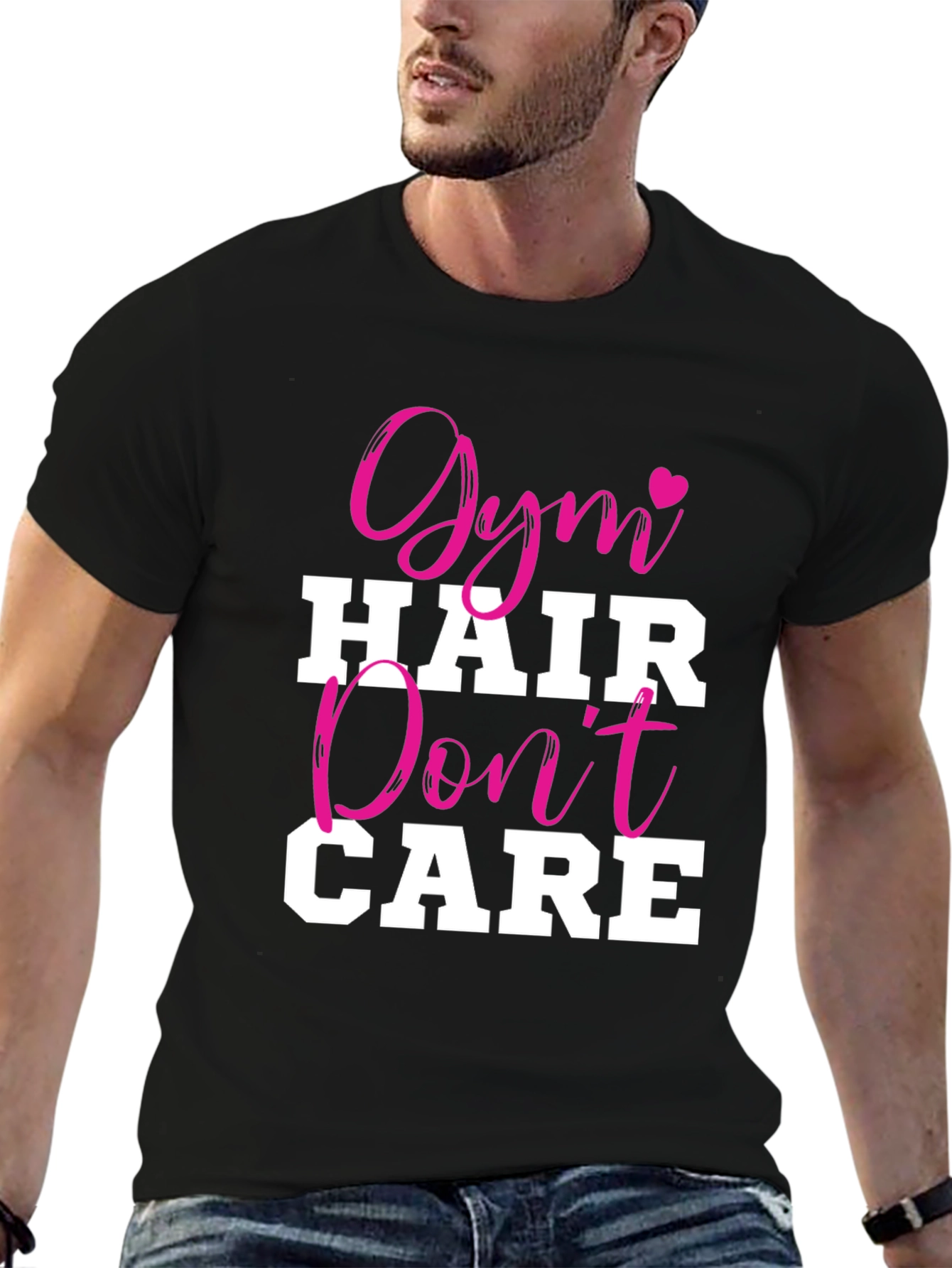 Gym Hair Dont Care Graphic Tee