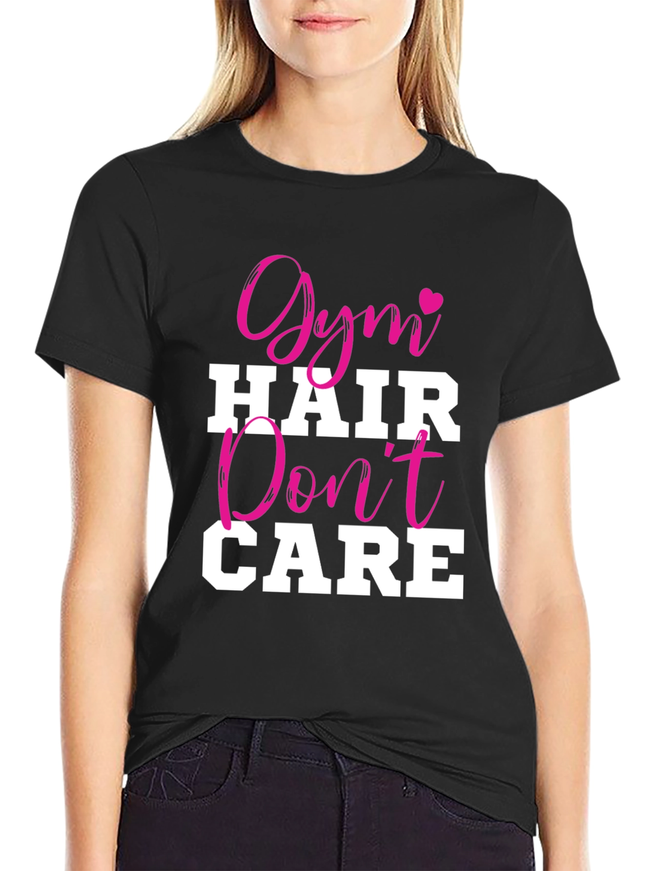 Gym Hair Dont Care Graphic Tee