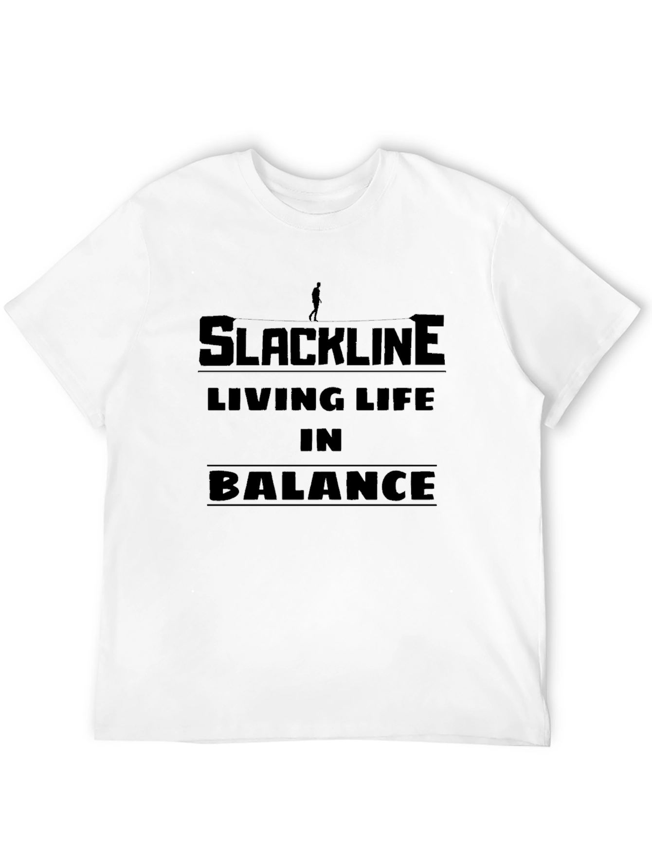 Slackline Balance Tee - Living Life in Balance