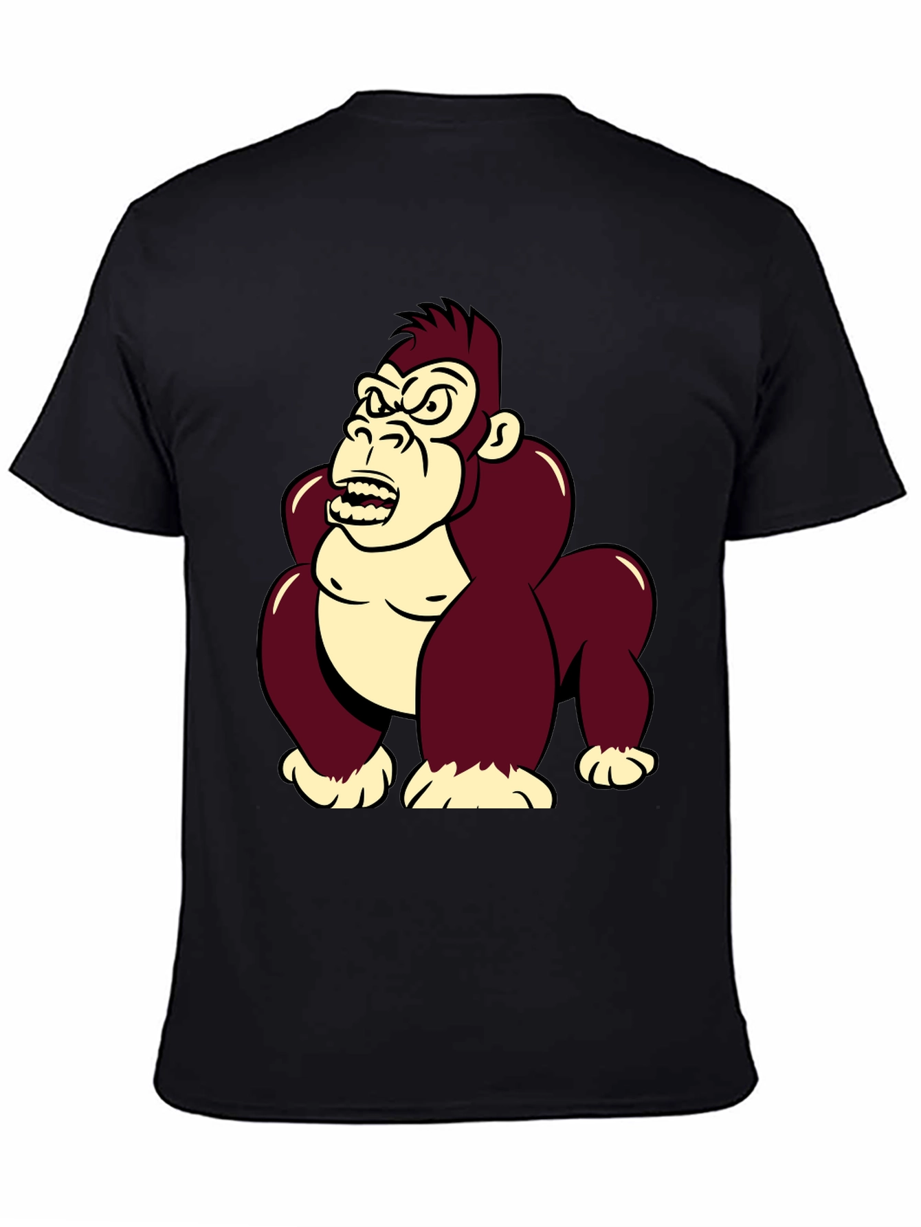 Angry Gorilla Graphic T-Shirt - Cool Cartoon Design