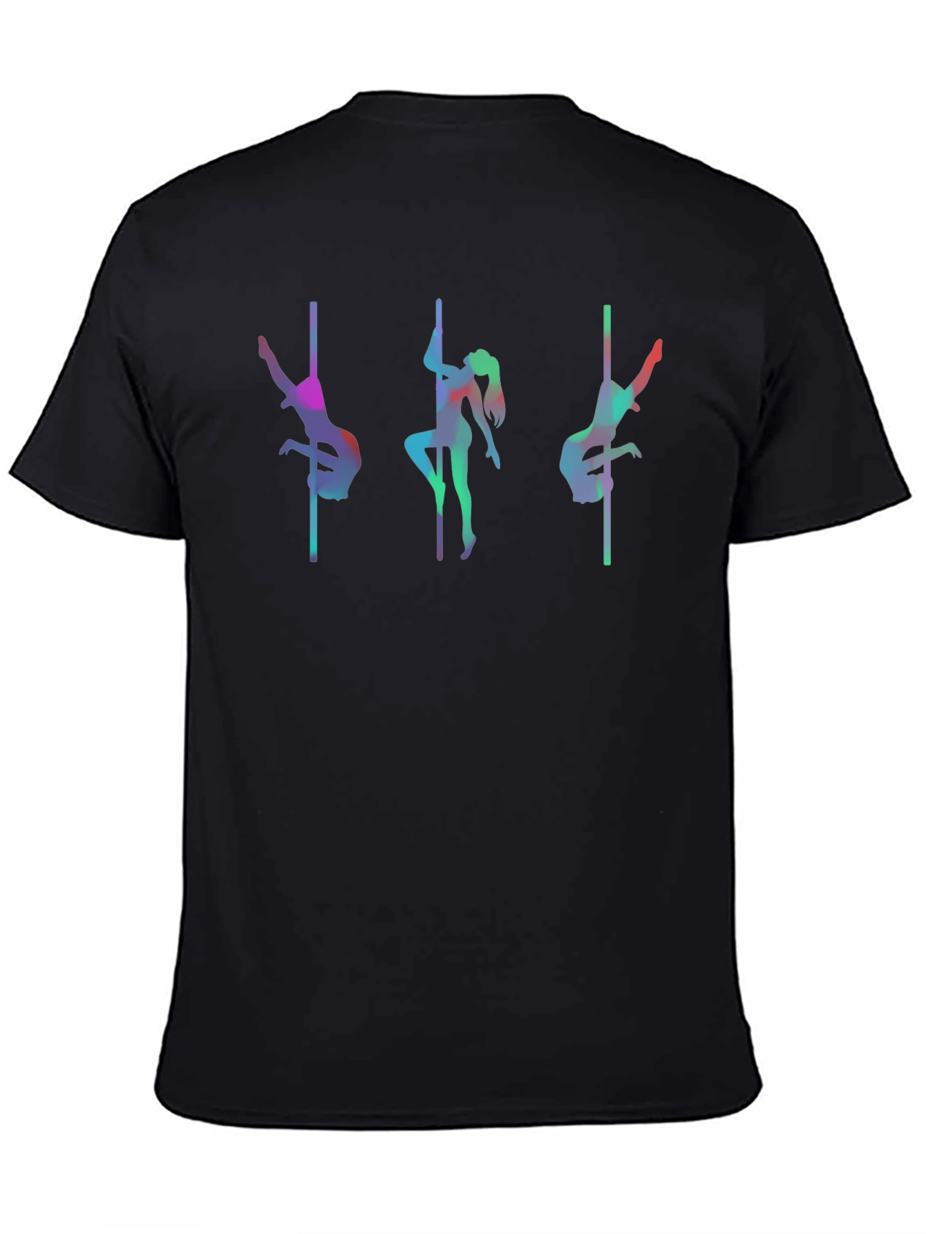 Pole Dance T-Shirt - Vibrant Silhouette Design