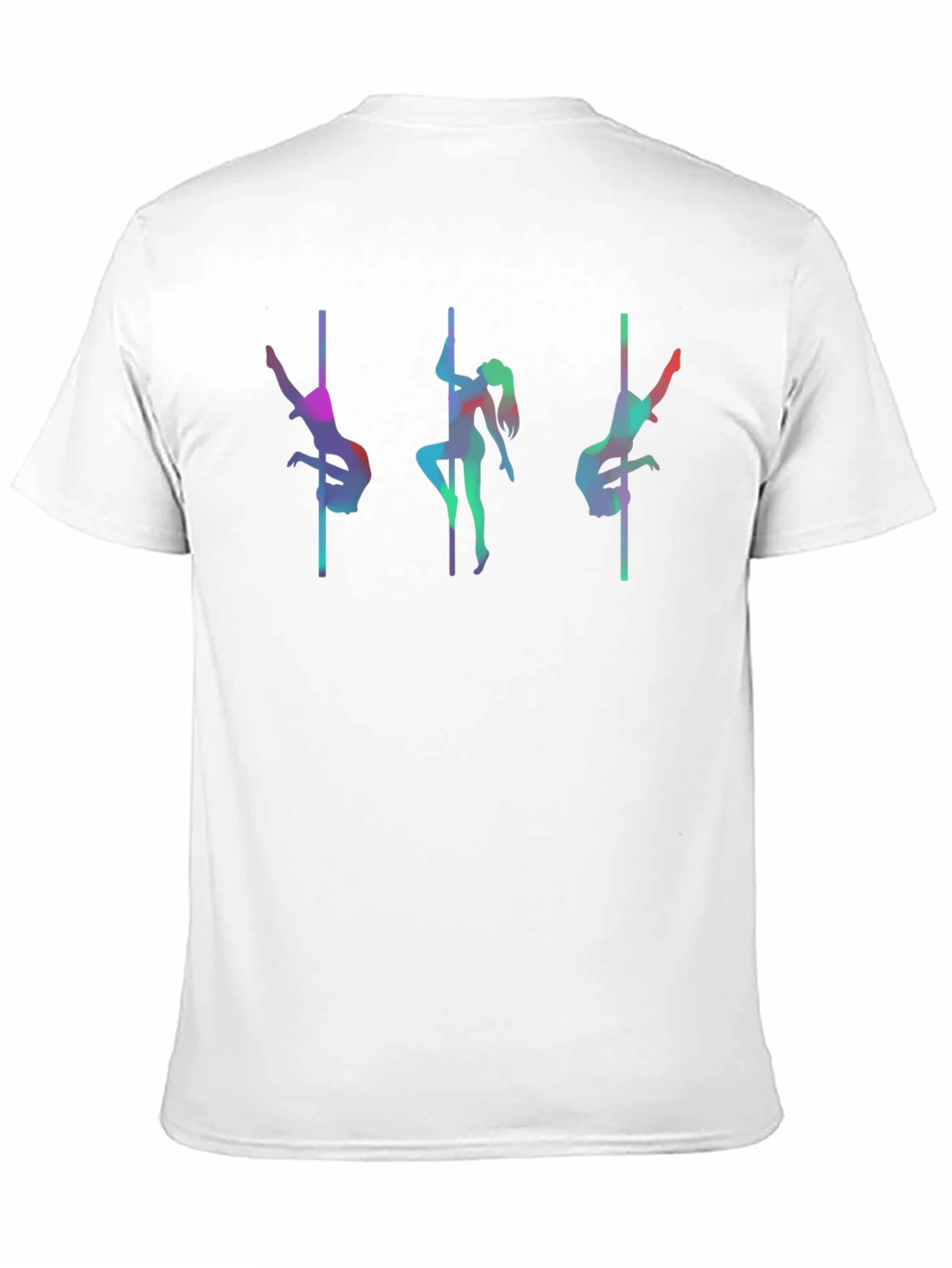 Pole Dance T-Shirt - Vibrant Silhouette Design